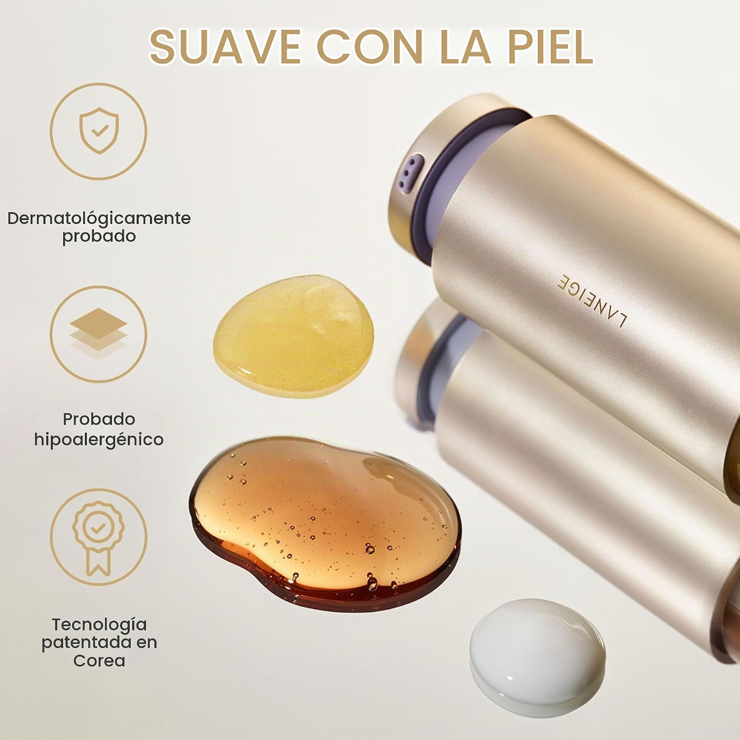 LANEIGE PERFECT RENEW 3X SIGNATURE SÉRUM FACIAL CONCENTRADO: RETINOL, CERAMIDE Y COLLAGEN PEPTIDES PARA WRINKLE CARE, - 4