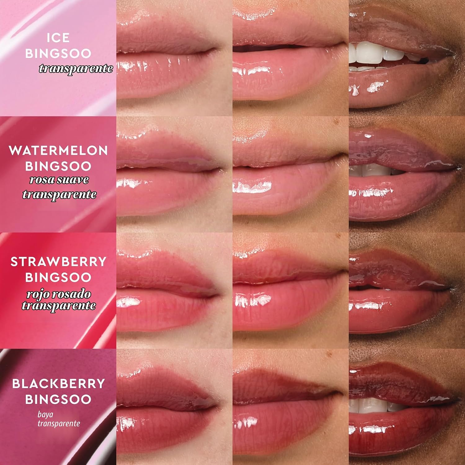 BRILLO GLOW RECIPE TRATAMIENTO LABIAL GLASS BALM - BĂLSAMO LABIAL E HIDRATANTE DE 12 HORAS CON ĂCIDO HIALURĂNICO - 7