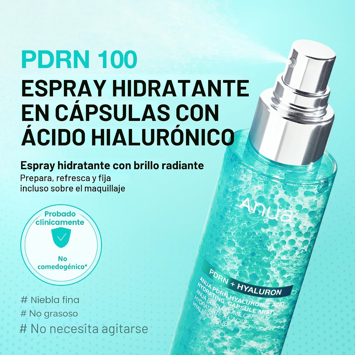 ANUA PDRN COLLAGEN BRILLO GLOW - SUERO FACIAL EN AEROSOL, 3.38 ONZAS LÍQUIDAS - 4
