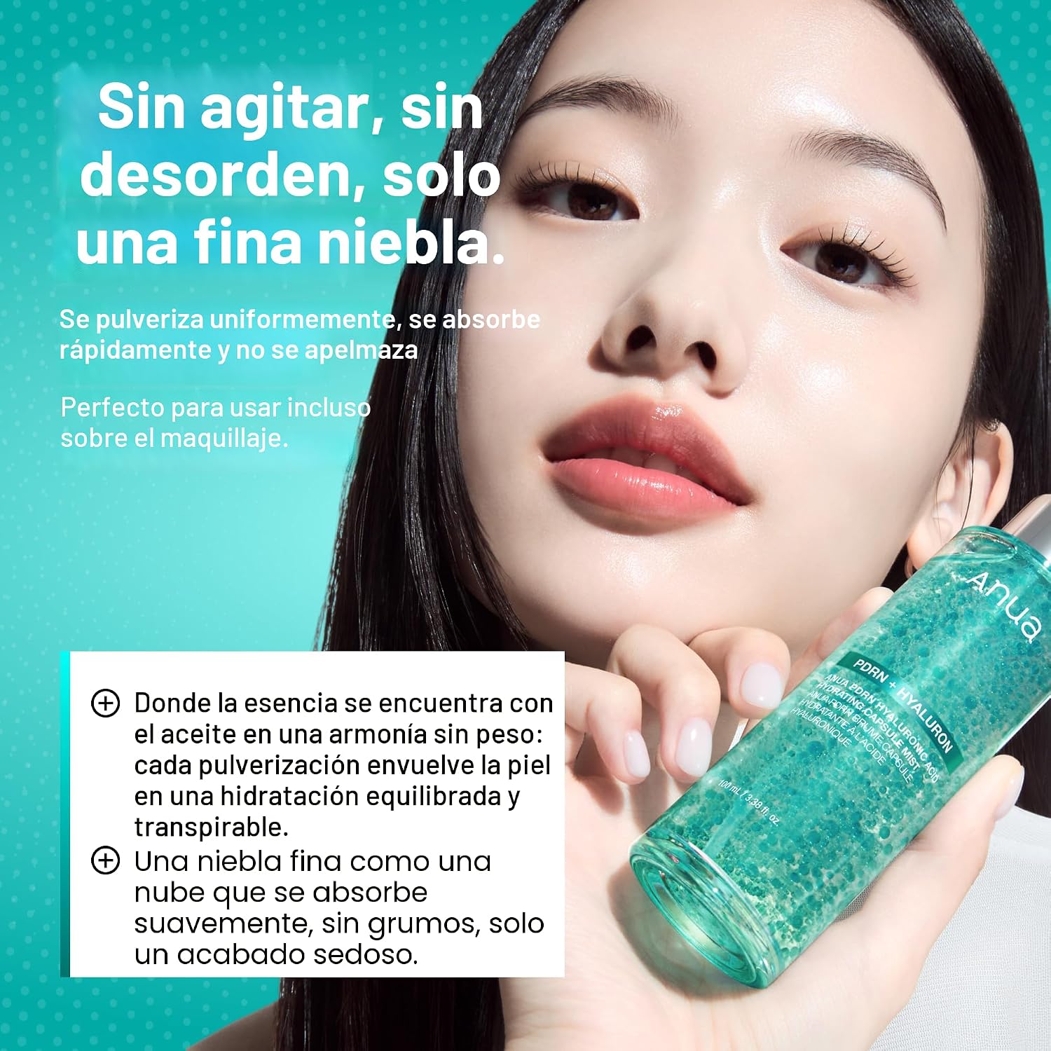 ANUA PDRN COLLAGEN BRILLO GLOW - SUERO FACIAL EN AEROSOL, 3.38 ONZAS LÍQUIDAS - 6