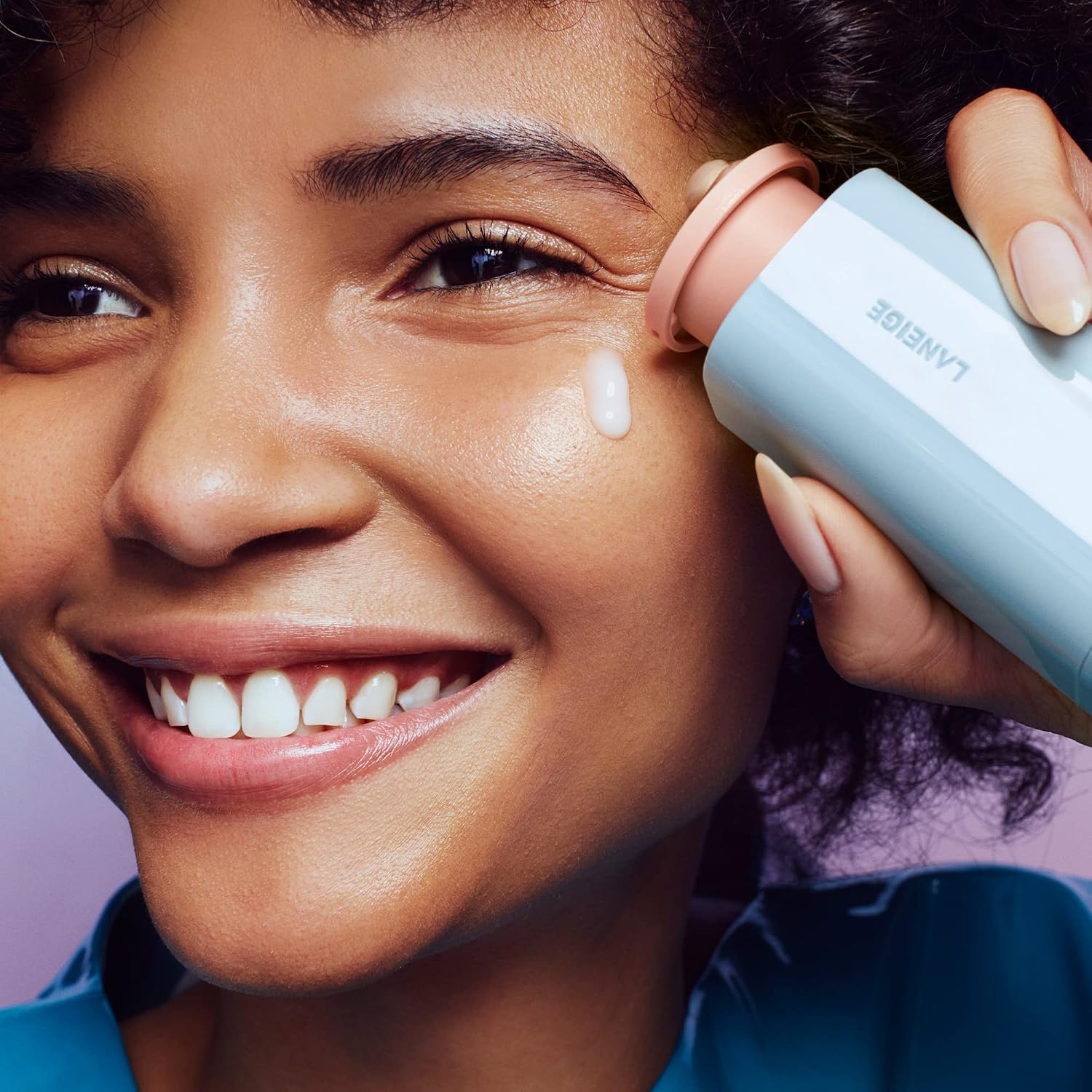 LANEIGE SUERO HIALURÓNICO AZUL DEL BANCO DE AGUA: PÉPTIDOS, ENZIMA DEL TÉ VERDE, HIDRATA, MEJORA LA FIRMEZA DE LA PIEL - 7