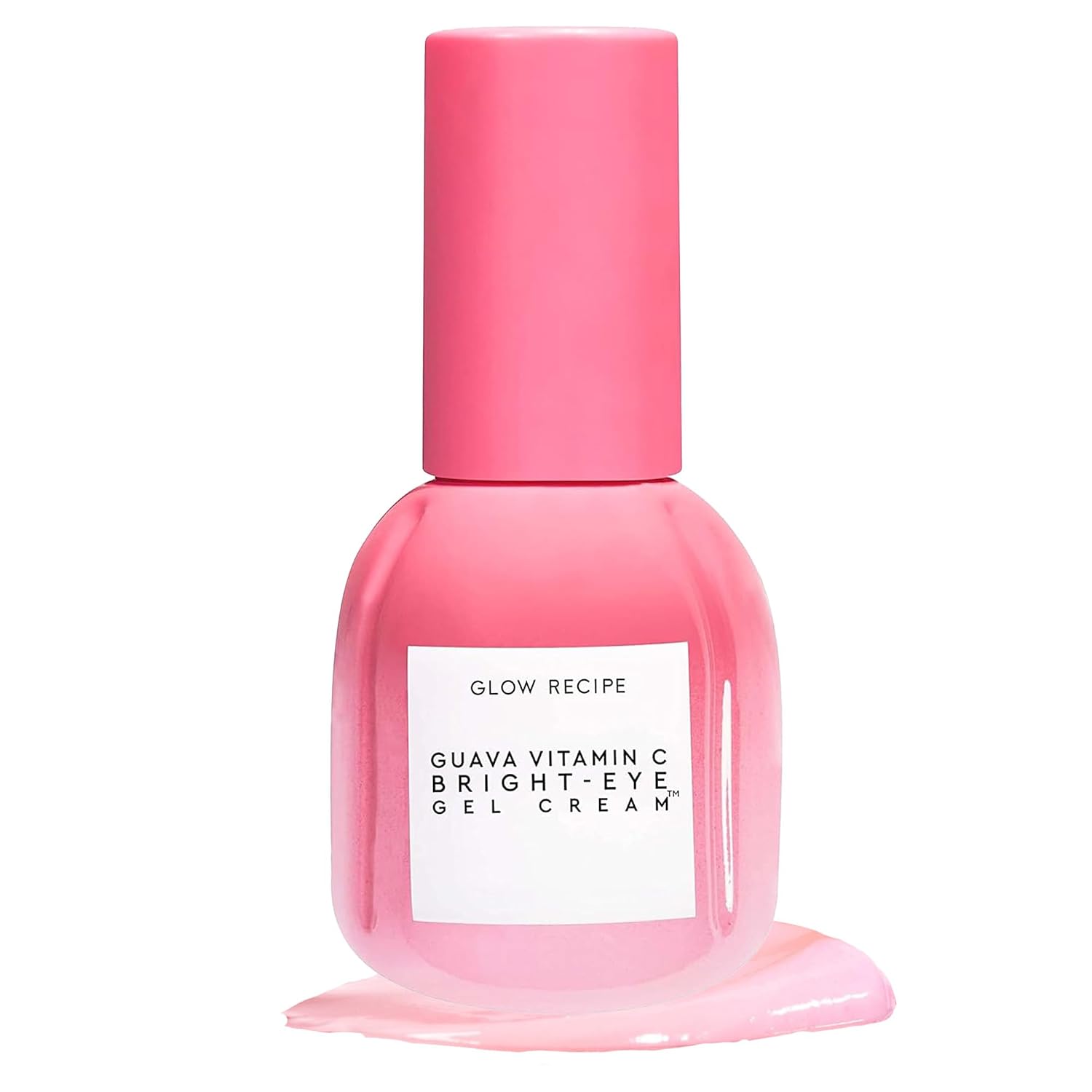 BRILLO GLOW RECIPE GEL ILUMINADOR DE OJOS CON VITAMINA C DE GUAYABA, NIACINAMIDA, PÉPTIDOS Y CAFEÍNA VERDE, CREMA SUAVE - 1