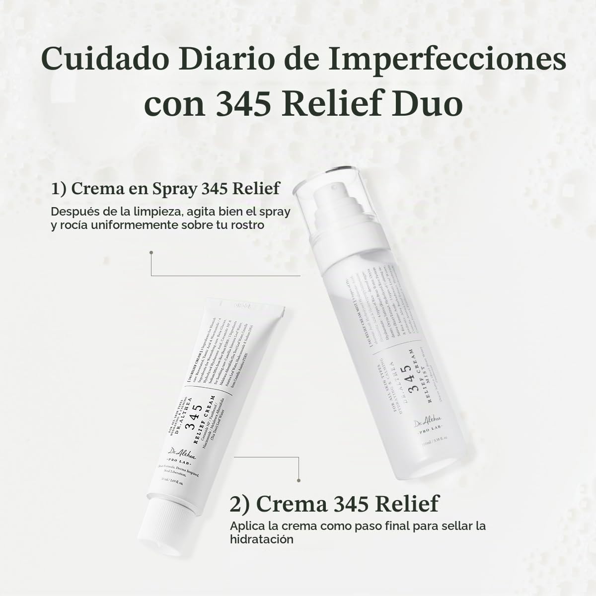 DR.ALTHEA 345 RELIEF CREMA Y MIST DUO, JUEGO DE CUIDADO DE LA PIEL VEGANO COREANO - 7