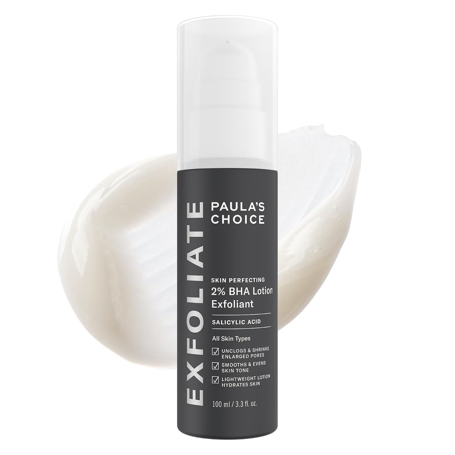 PAULA S CHOICE SKIN PERFECTING 2% BHA SALICYLIC ACID EXFOLIANT 3.3 OUNCE BOTTLE Y - 1