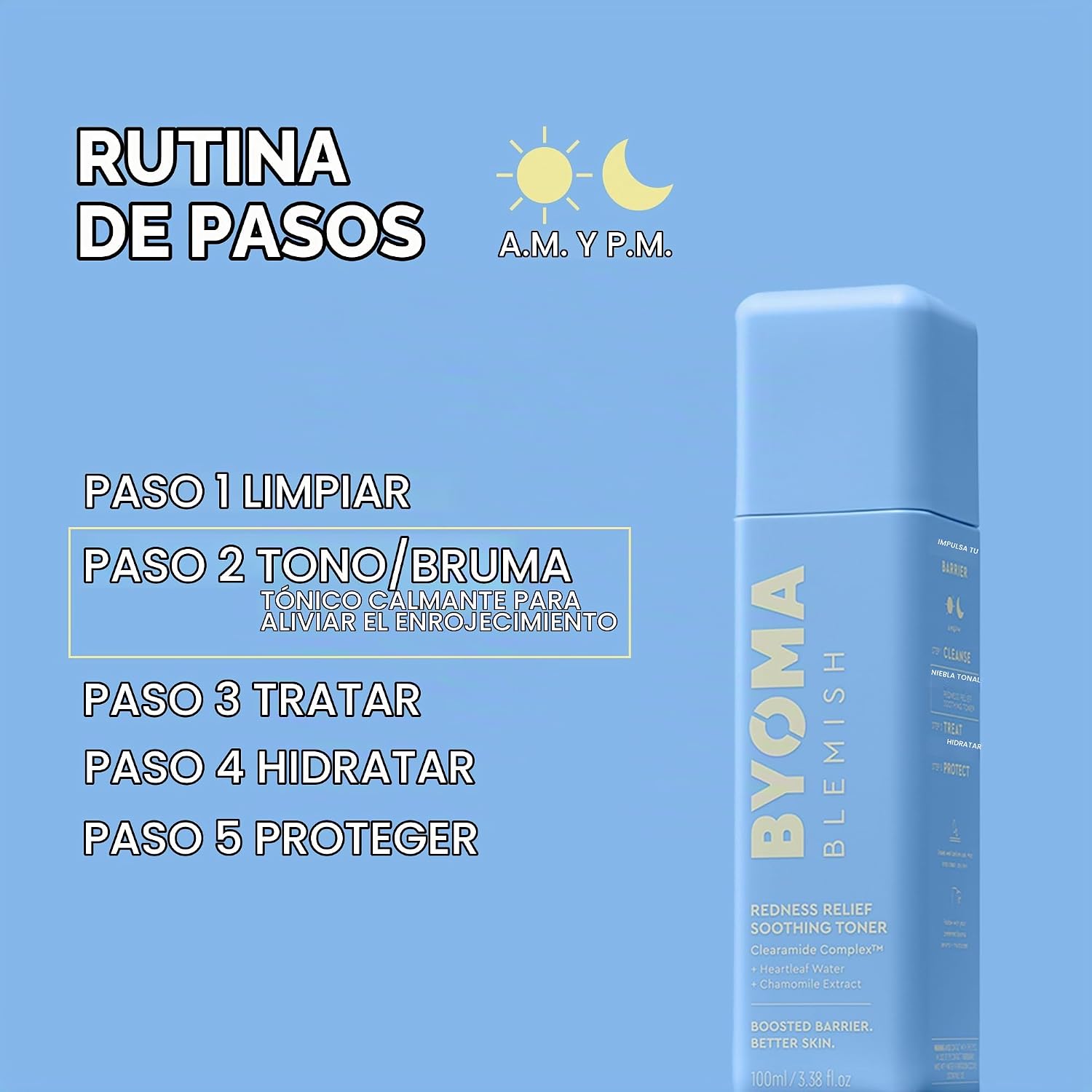 BYOMA TÓNICO CALMANTE PARA ALIVIAR EL ENROJECIMIENTO DE MANCHAS - 6