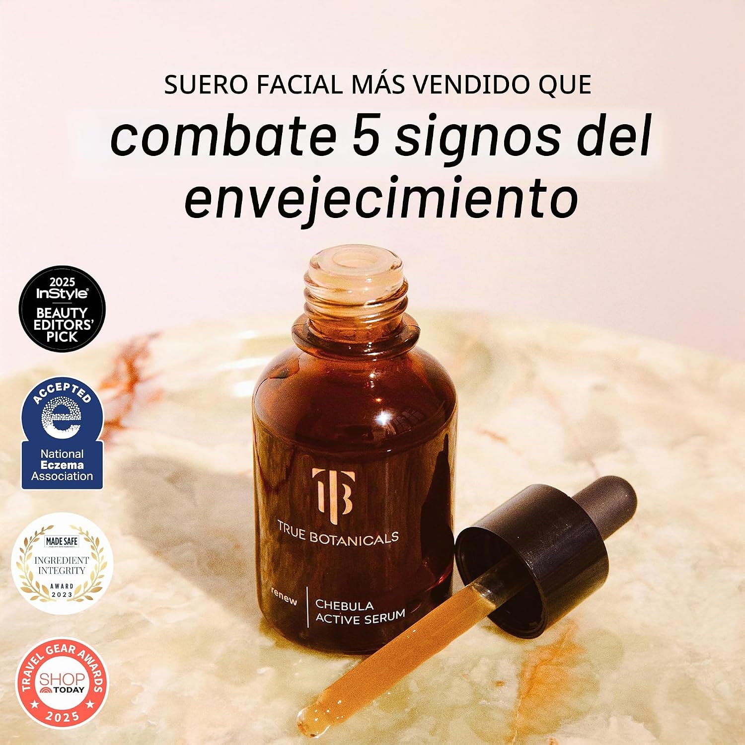 TRUE BOTANICALS CHEBULA ACTIVE SÉRUM FACIAL CONCENTRADO SUERO FACIAL ANTIENVEJECIMIENTO REDUCE LA APARIENCIA DE LÍNEAS FINAS - 2