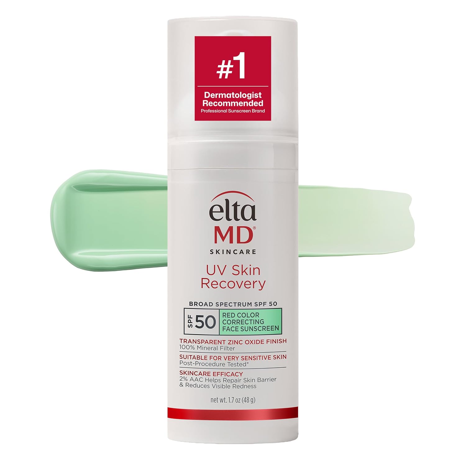ELTAMD PROTECTOR SOLAR FACIAL UV PARA RECUPERACIÓN DE LA PIEL CON ÓXIDO DE ZINC, 100% MINERAL, SEGURO PARA PIEL SENSIBLE SPF - 1