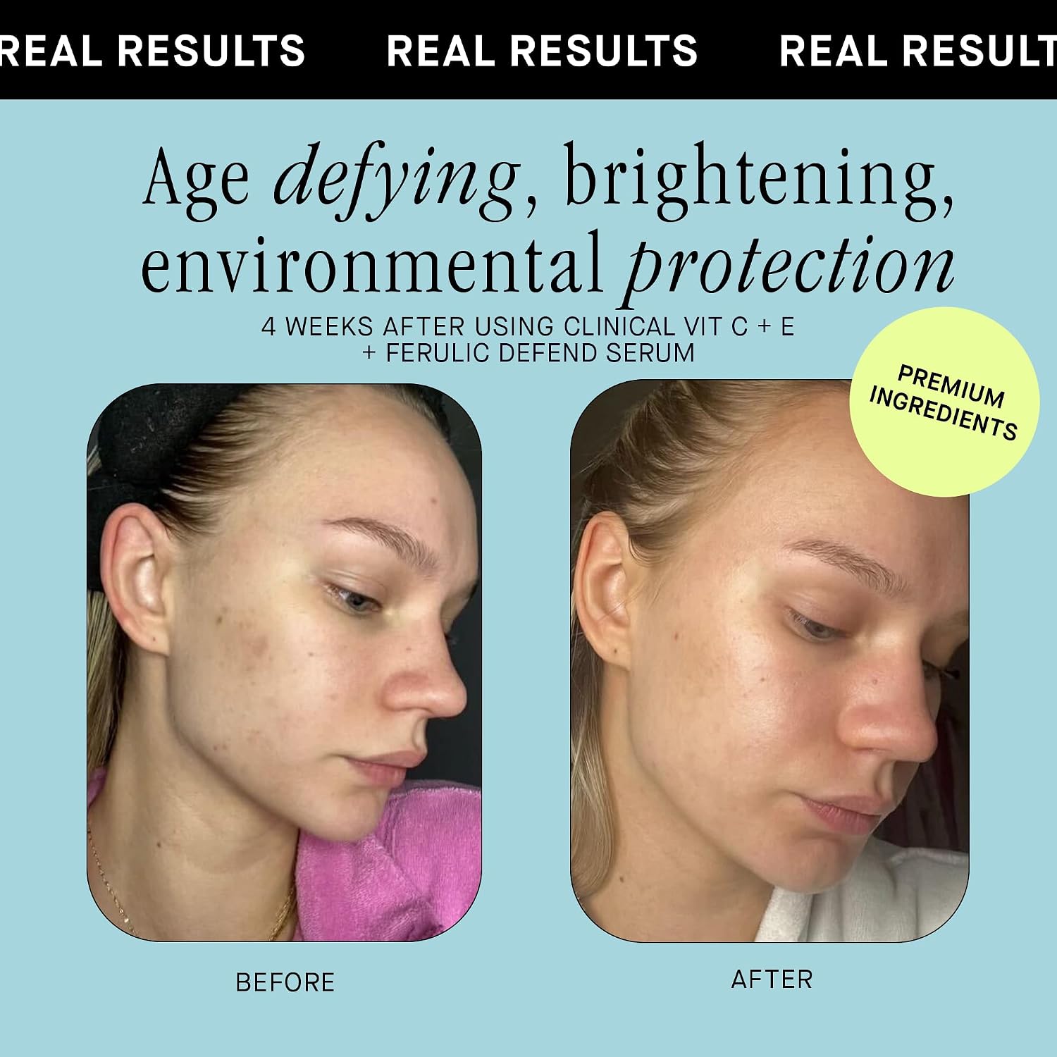 BRANDEFY SUERO FACIAL CON VITAMINA C 15% L. ÁCIDO ASCÓRBICO, ÁCIDO FERÚLICO .5% VITAMINA E PARA CUIDADO PERSONAL Y BELLEZA, - 6
