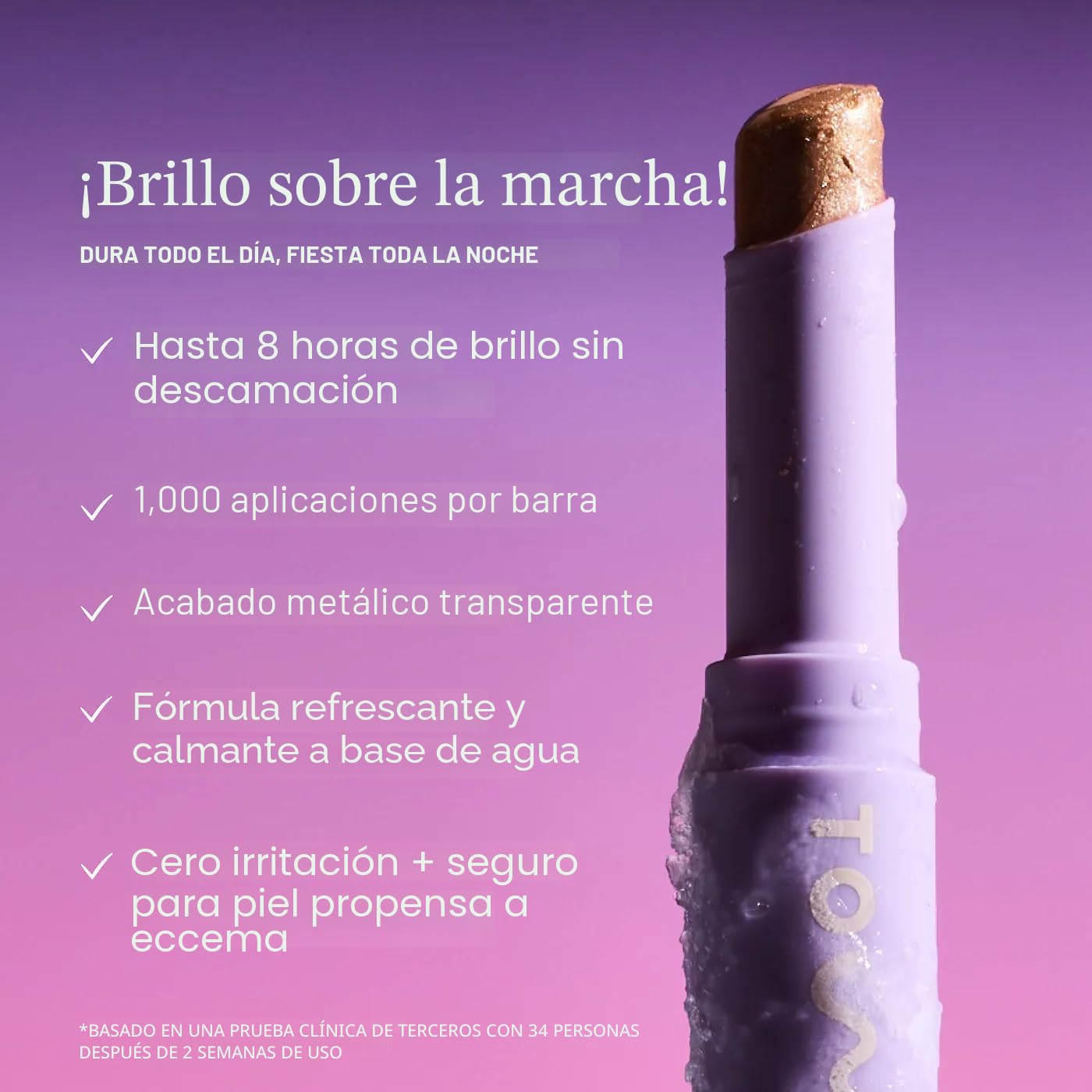 TOWER 28 GOGO - SOMBRA DE OJOS REFRESCANTE Y BRILLANTE, SOMBRA DE OJOS CREMA DE 8 HORAS DE USO BARRA ILUMINADORA PRECISA, - 3