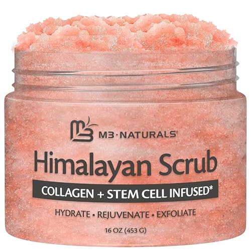 EXFOLIANTE EXFOLIANTE DE SAL DEL HIMALAYA CON COLÁGENO Y CÉLULAS MADRE, 16 ONZAS POR M3 - 7