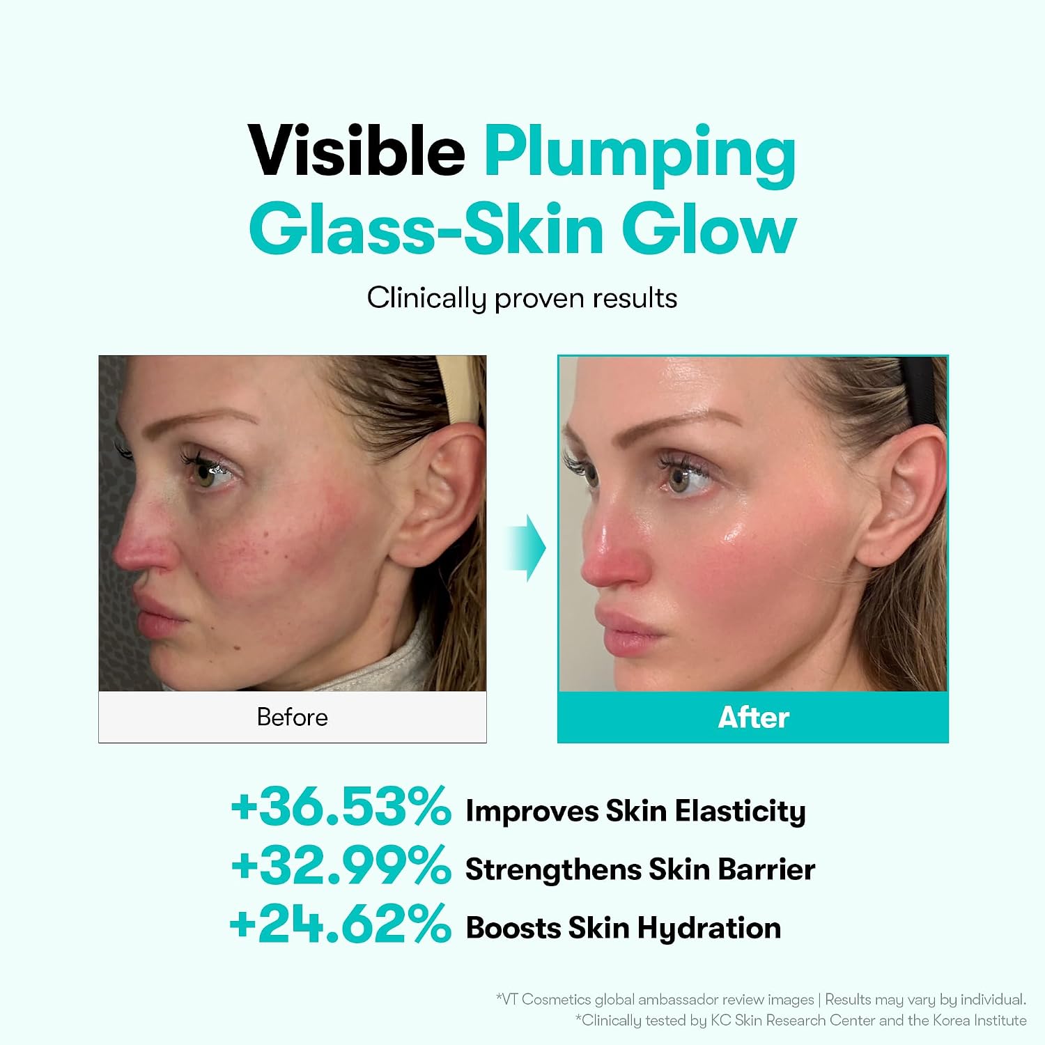VT COSMETICS PDRN 100 ESENCIA FACIAL, SUERO DE BRILLO INTENSIVO, 100,000 PPM PDRN VEGANO, RESTAURACIÓN DE LA PIEL Y RELLENO, - 5
