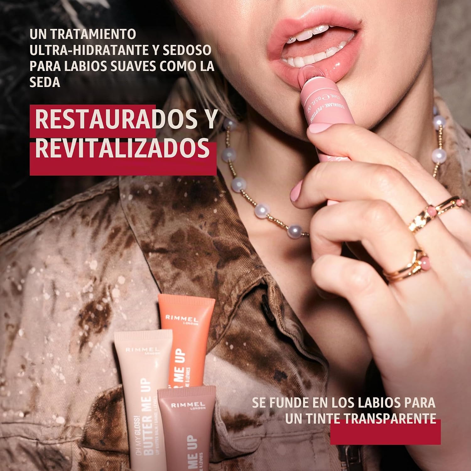 RIMMEL LONDON OH MY GLOSS BUTTER ME UP LIP BUTTER BALM 006 CORAL BREEZE, BĂLSAMO LABIAL HIDRATANTE, BĂLSAMO LABIAL TINTADO, - 4