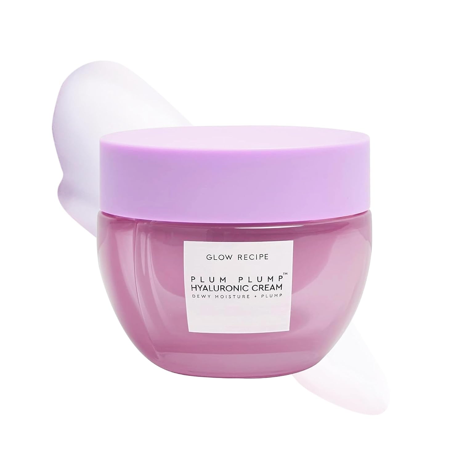 BRILLO GLOW RECIPE CREMA FACIAL DE ÁCIDO HIALURÓNICO PLUM PLUMP, TAMAÑO DE VIAJE - HIDRATANTE, REAFIRMANTE Y VOLUMINIZADOR - 1