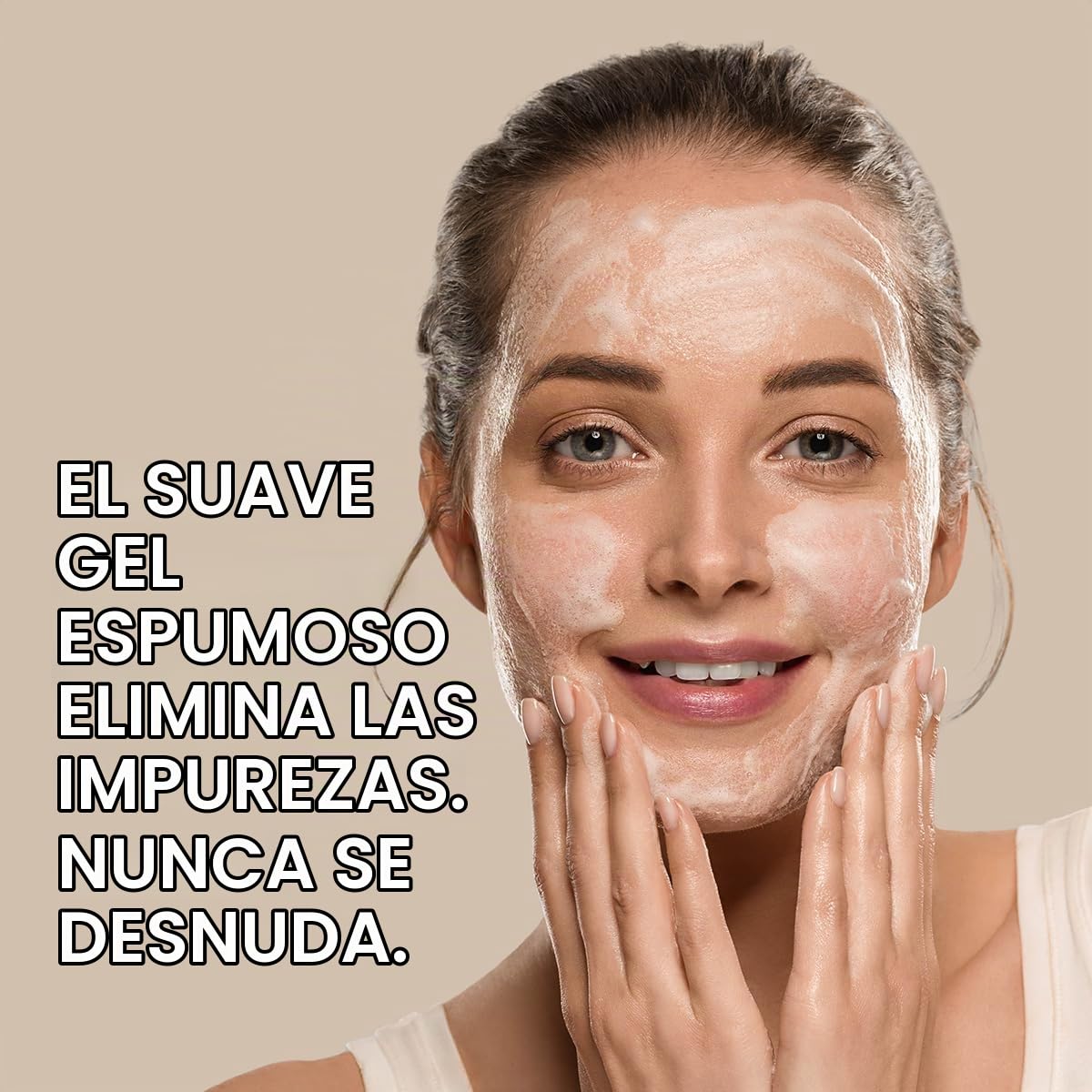 GLOWBIOTICS LIMPIADOR REVITALIZANTE PROBIÓTICO, PÉPTIDOS, ALOE VERA, VITAMINA E, HIDRATANTE, CALMANTE PARA PIEL SECA, - 5