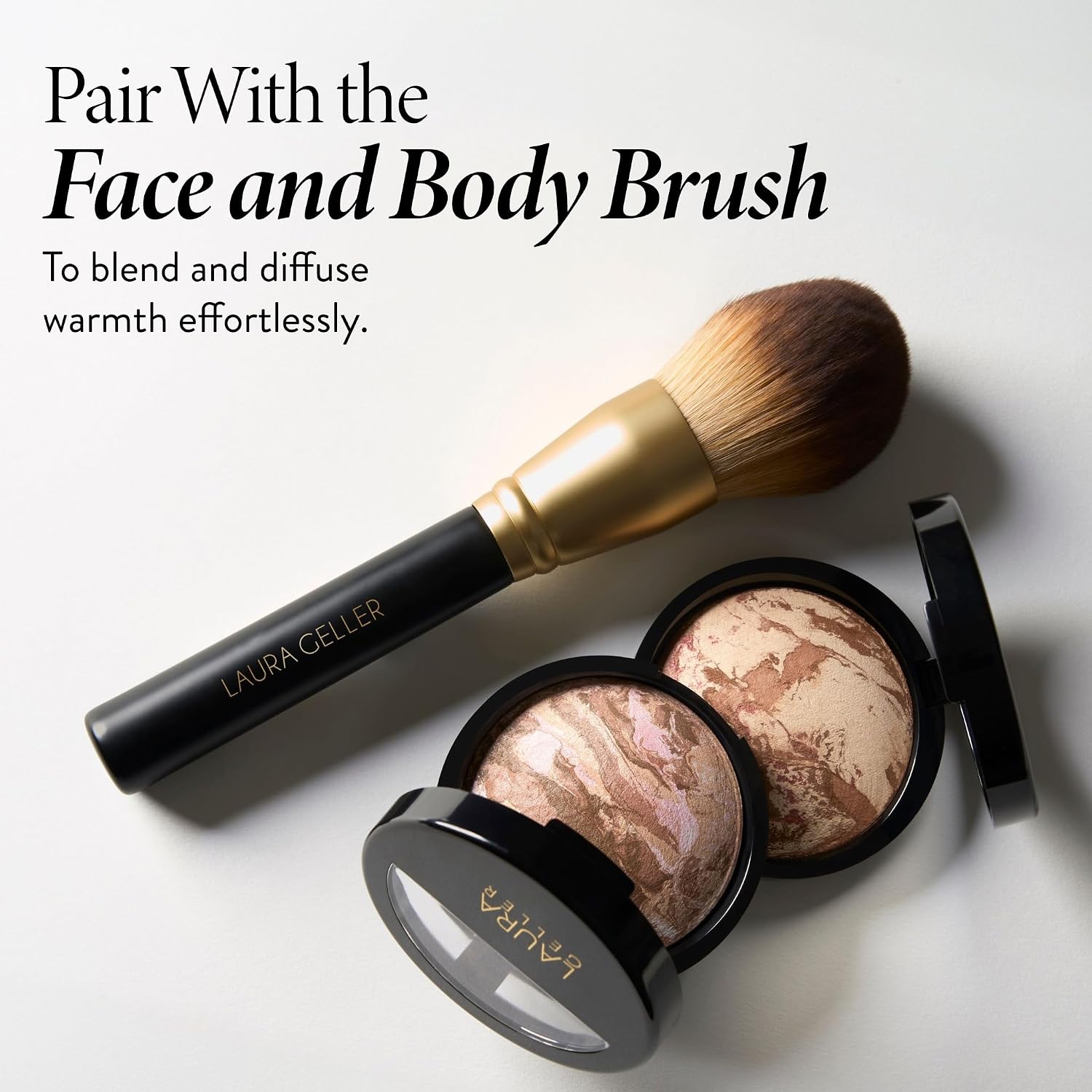 LAURA GELLER NEW YORK POLVO BRONCEADOR HORNEADO BRONZE-N-BRIGHTEN - CLARO - BRILLO BRONCE NATURAL - 7