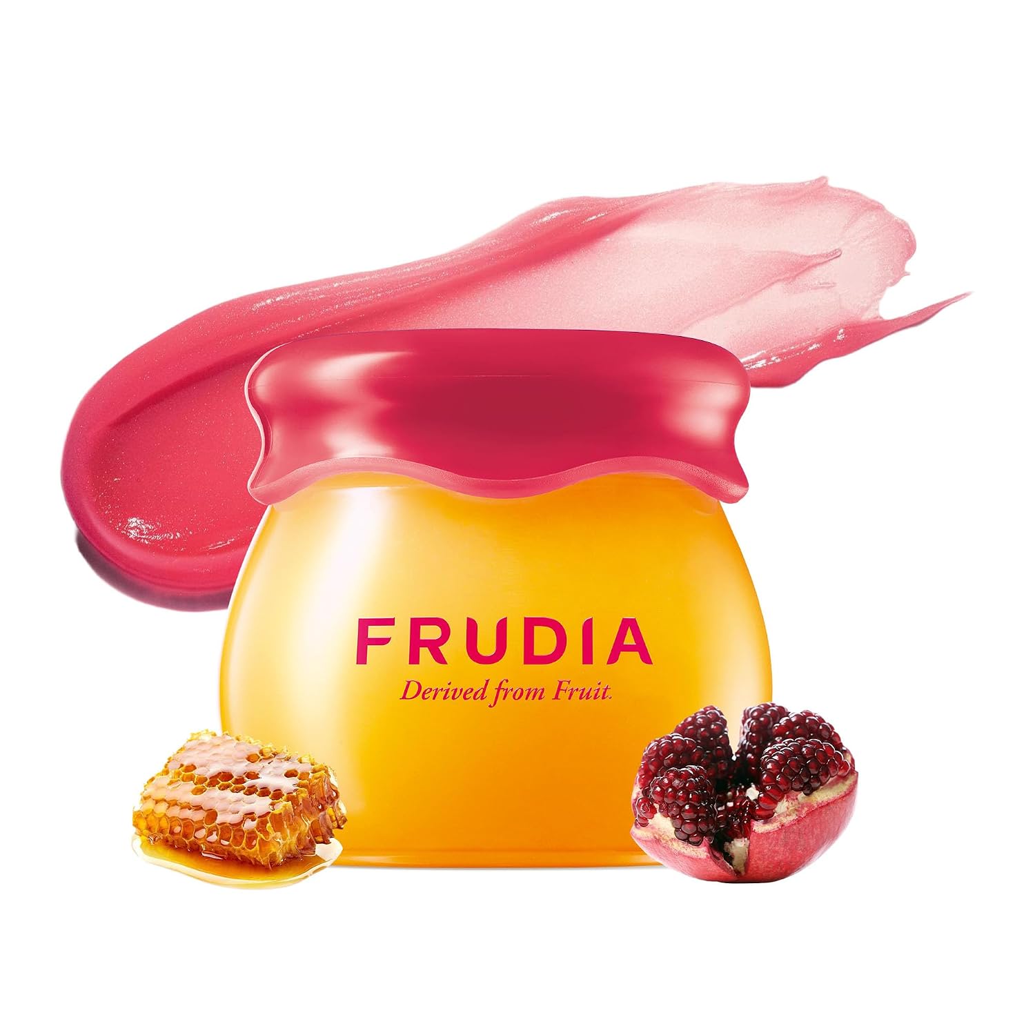 FRUDIA BÁLSAMO LABIAL DE MIEL DE GRANADA, VOLUMINIZADOR DE LABIOS, HIDRATANTE Y CON TINTE ROJO TRANSLÚCIDO, BÁLSAMO LABIAL - 1