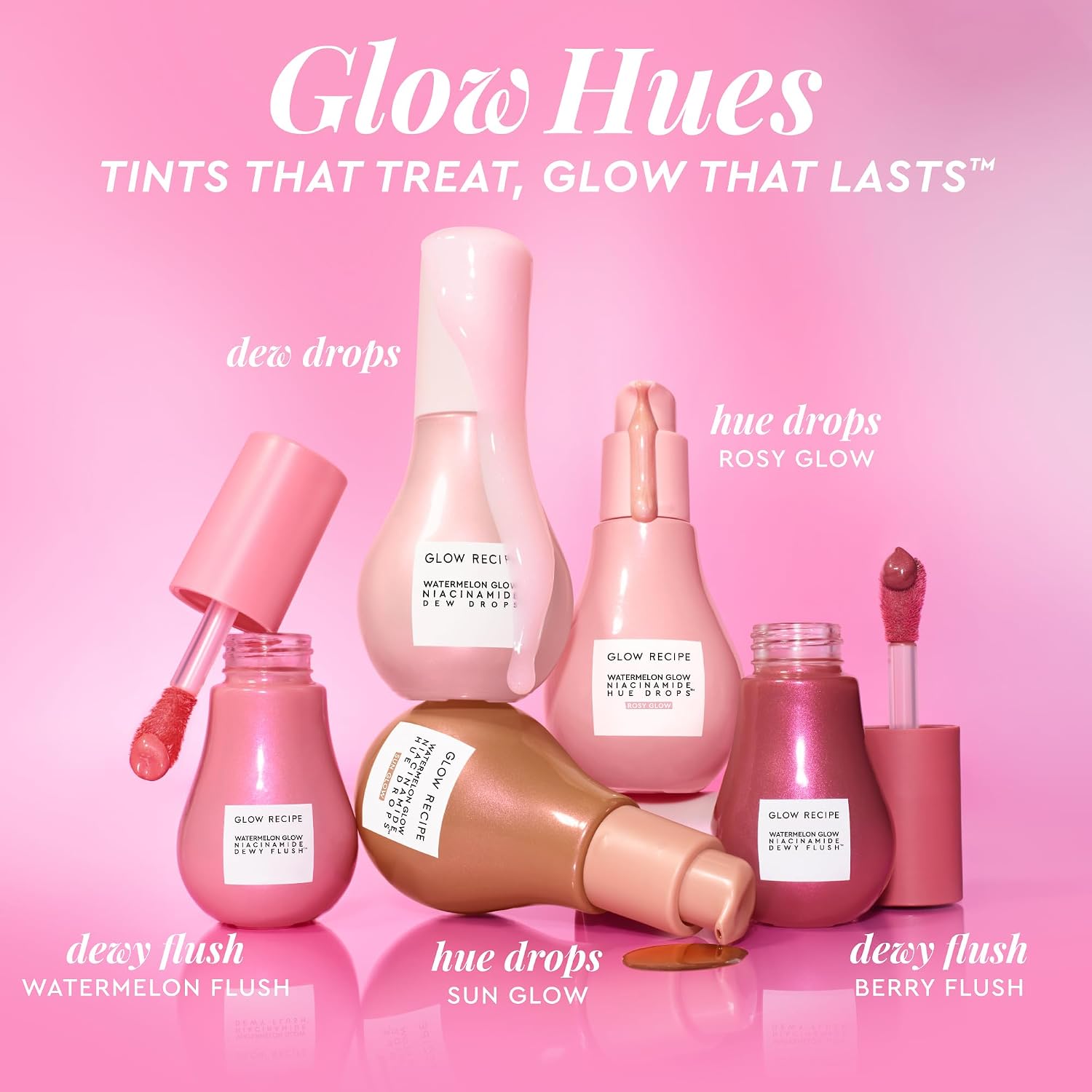 BRILLO GLOW RECIPE NIACINAMIDE DEWY FLUSH TINTED LIQUID RUBOR MAQUILLAJE SÉRUM FACIAL CONCENTRADO - RUBOR CON BRILLO - 7