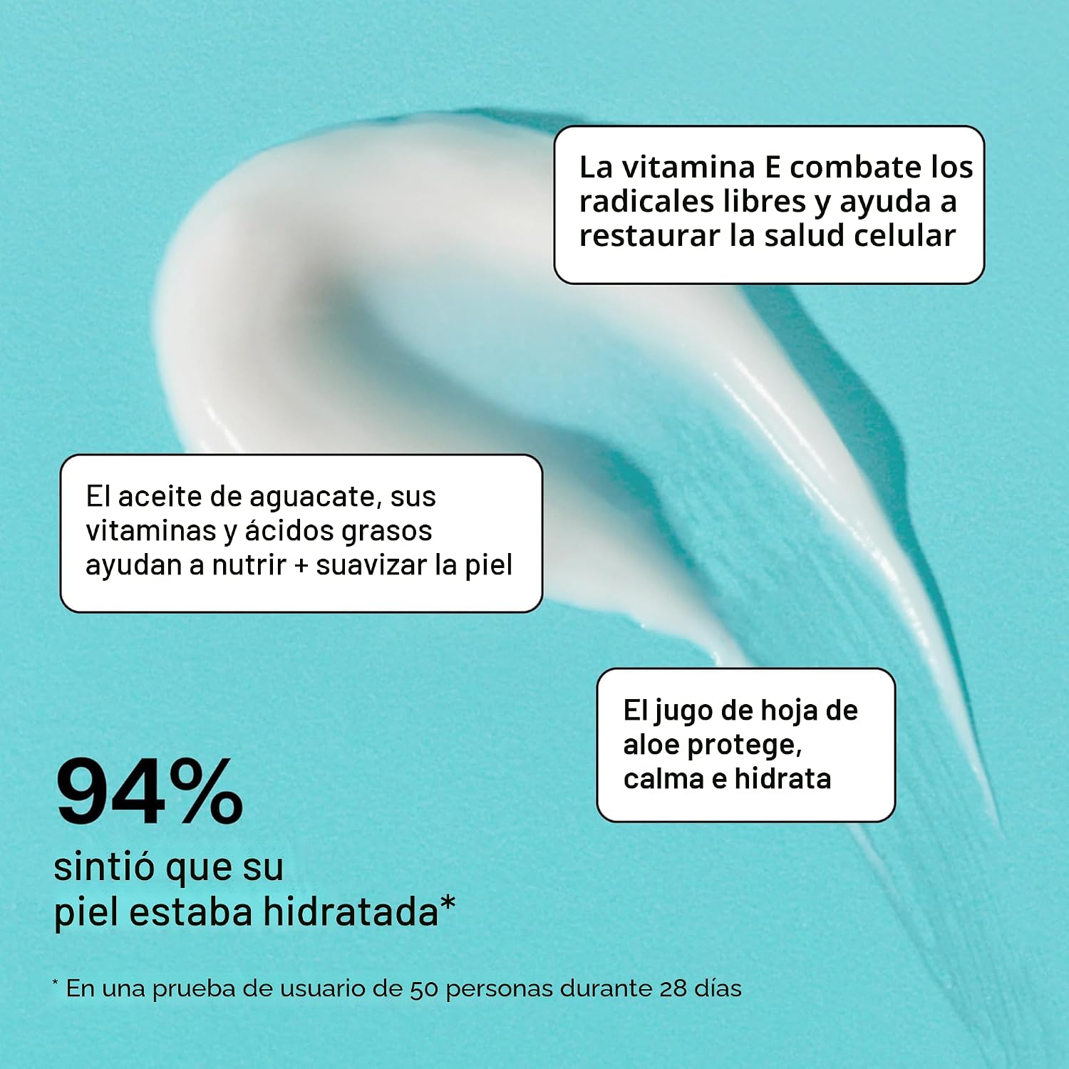 BUBBLE CUIDADO DE LA PIEL SLAM DUNK - CREMA HIDRATANTE FACIAL LOCIÓN FACIAL LIGERA CON VITAMINA E ALOE VERA HIDRATANTE - 2