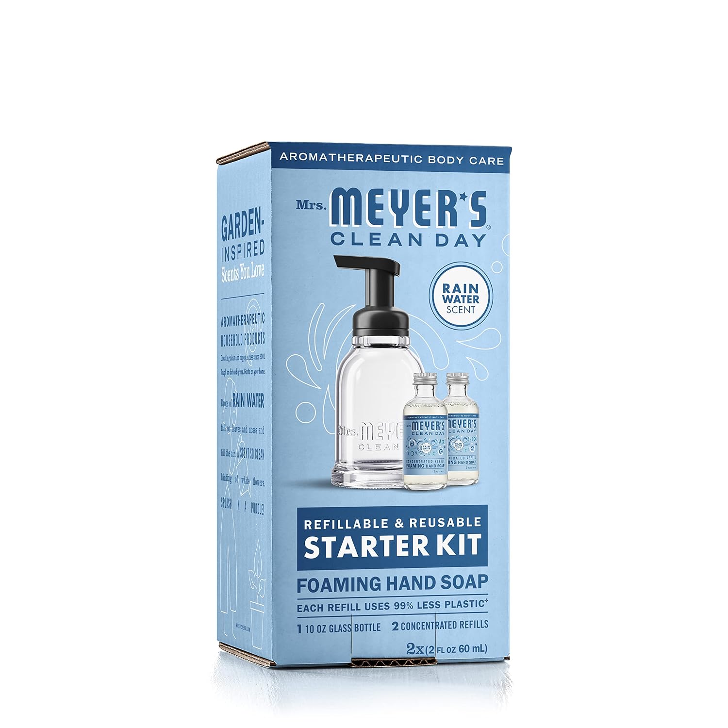 MRS. MEYER S CLEAN DAY KIT DE MAQUILLAJE DE INICIO CON DISPENSADOR DE JABĂN DE MANOS ESPUMOSO Y CONCENTRADO, 1 DISPENSADOR - 2
