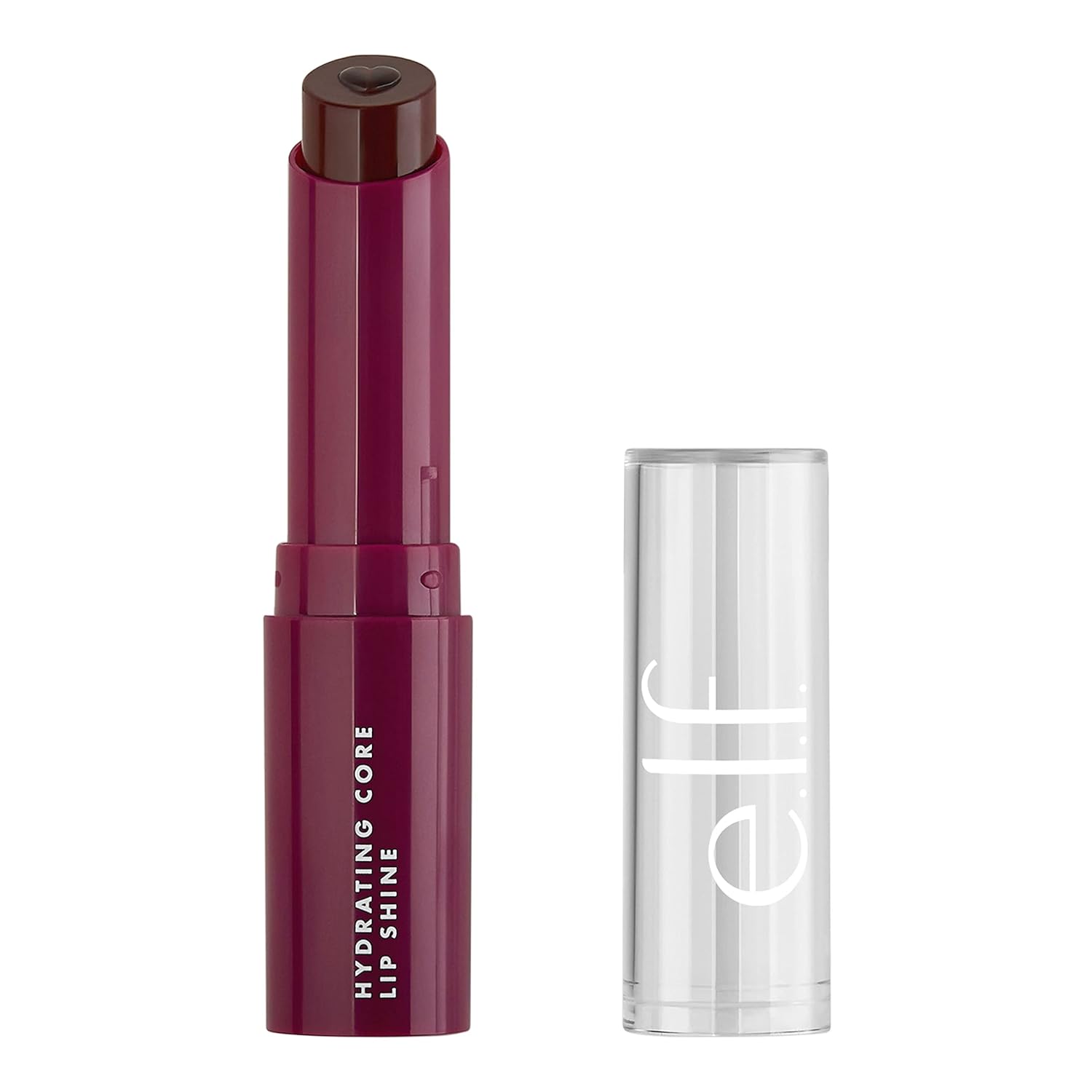 E.L.F. BRILLO LABIAL HIDRATANTE CORE, BÁLSAMO LABIAL PARA UN TONO DE COLOR TRANSPARENTE Y BRILLO SUAVE, HECHO CON VITAMINA E - 1