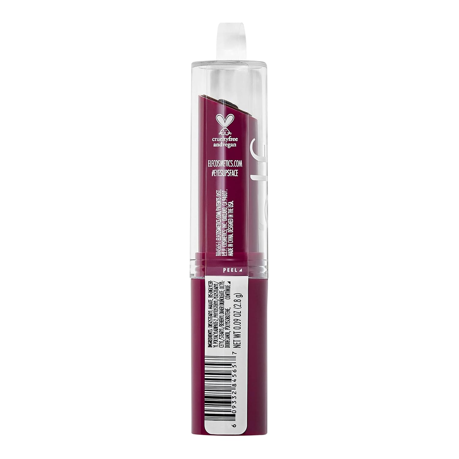 E.L.F. BRILLO LABIAL HIDRATANTE CORE, BÁLSAMO LABIAL PARA UN TONO DE COLOR TRANSPARENTE Y BRILLO SUAVE, HECHO CON VITAMINA E - 4
