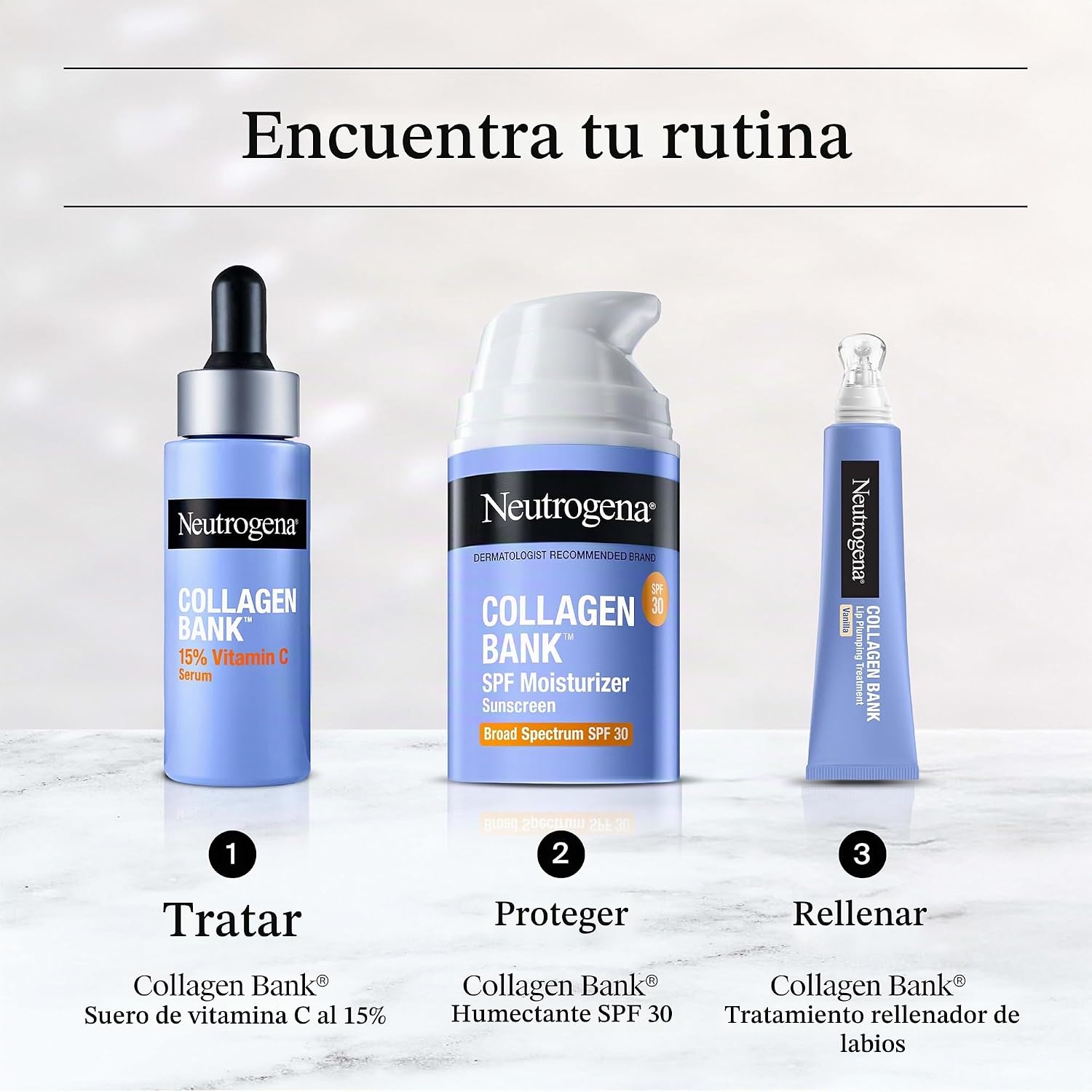 NEUTROGENA COLLAGEN BANK SÉRUM FACIAL CON 15% DE VITAMINA C, SÉRUM DE VITAMINA C PARA EL ROSTRO QUE AYUDA A CONSTRUIR - 6