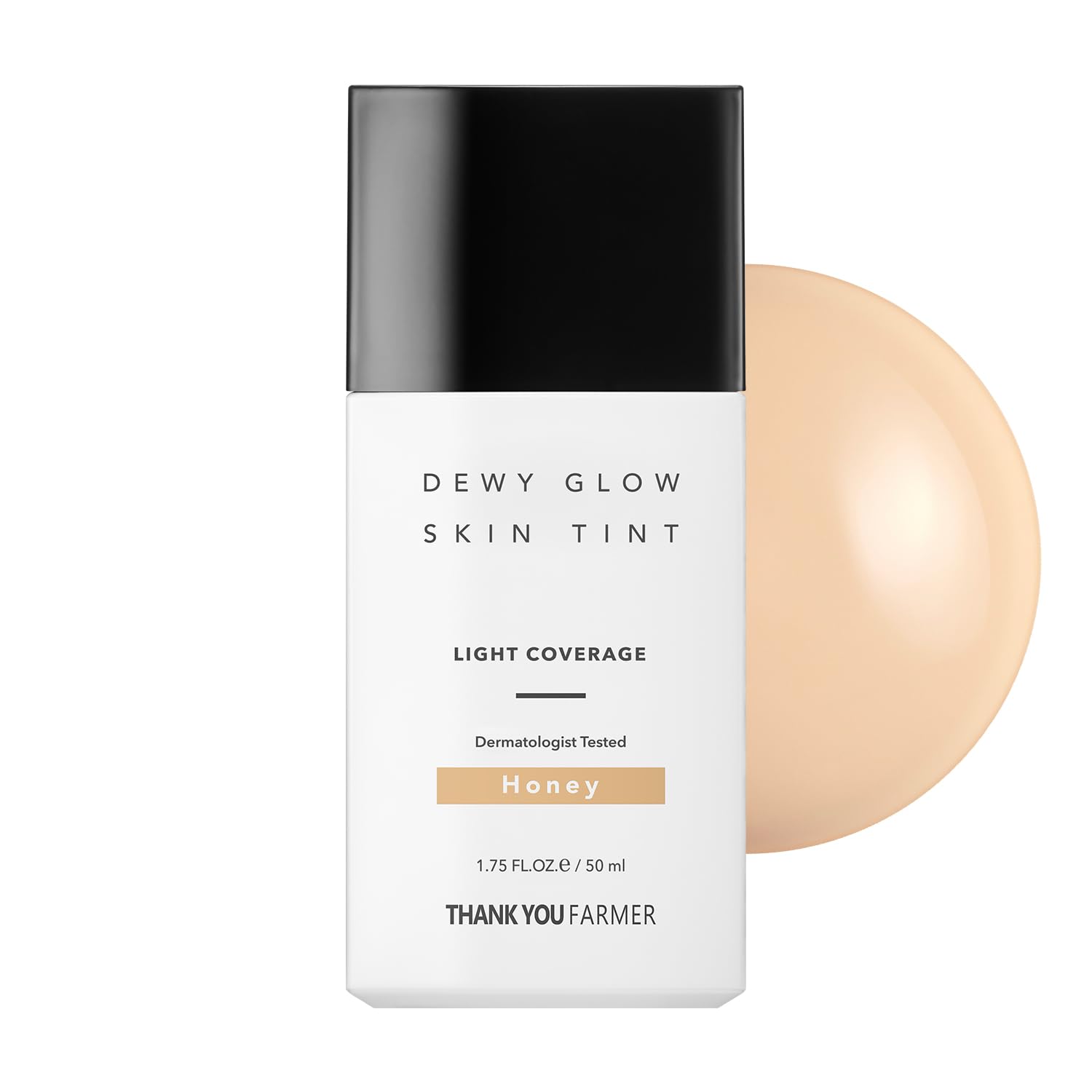 THANK YOU FARMER DEWY BRILLO GLOW SKIN TINT, HIDRATANTE TINTADO DE LARGA DURACIÓN, COBERTURA LIGERA, VITAMINA B3, - 1