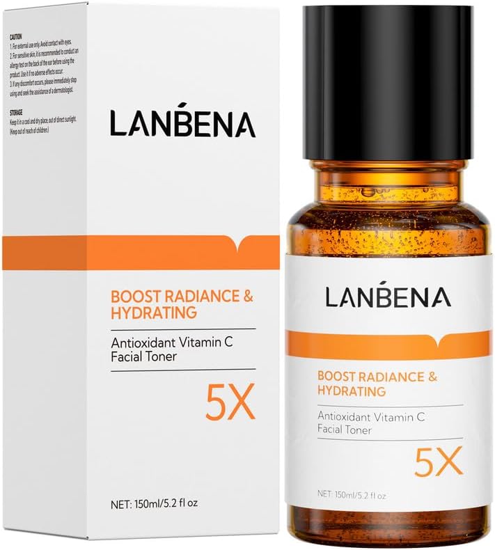 TÓNER PARA CARA, LANEBNA BRILLO GLOW RECIPE TÓNICO FACIAL, TÓNER FACIAL SUAVE Y MINIMIZADOR DE POROS CON VITAMINA C, - 1