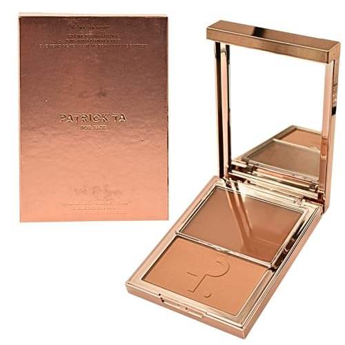 PATRICK TA MAJOR SKIN - BASE EN CREMA Y POLVO DE ACABADO DUO MEDIUM 2, 0.32 ONZAS PAQUETE DE 1 - 7
