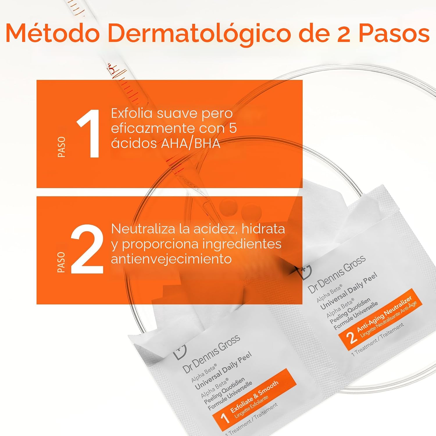 DR DENNIS GROSS ALPHA BETA UNIVERSAL EXFOLIATING DAILY PEEL - PAQUETE DE 5 - 3
