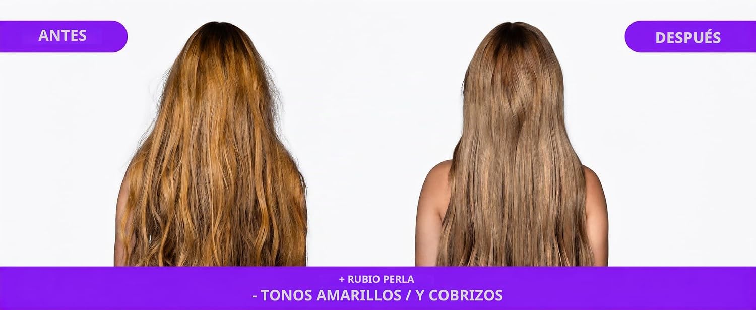 NAISSANT MASCARILLA TONIFICANTE RUBIO PERLA PÚRPURA PIGMENTOS DE ULTRA ALTA PUREZA NEUTRALIZA TONOS AMARILLOS Y COBRIZOS - 5