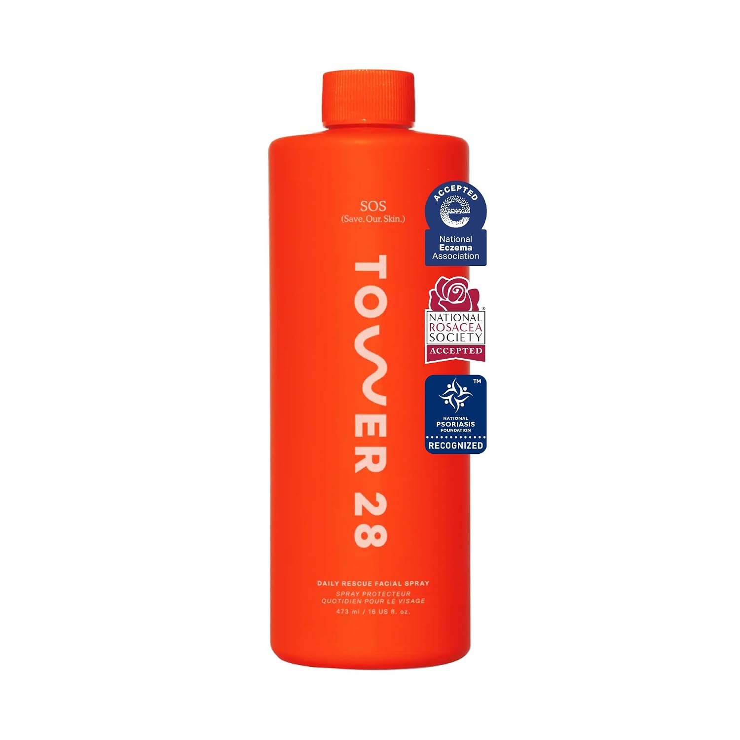 TOWER 28 SOS DAILY RESCUE SPRAY DE ÁCIDO HIPOCLOROSO CALMANTE PARA ROSTRO 16 ONZAS - 1