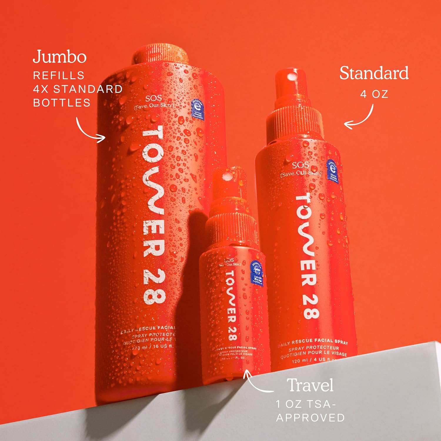 TOWER 28 SOS DAILY RESCUE SPRAY DE ÁCIDO HIPOCLOROSO CALMANTE PARA ROSTRO 16 ONZAS - 4