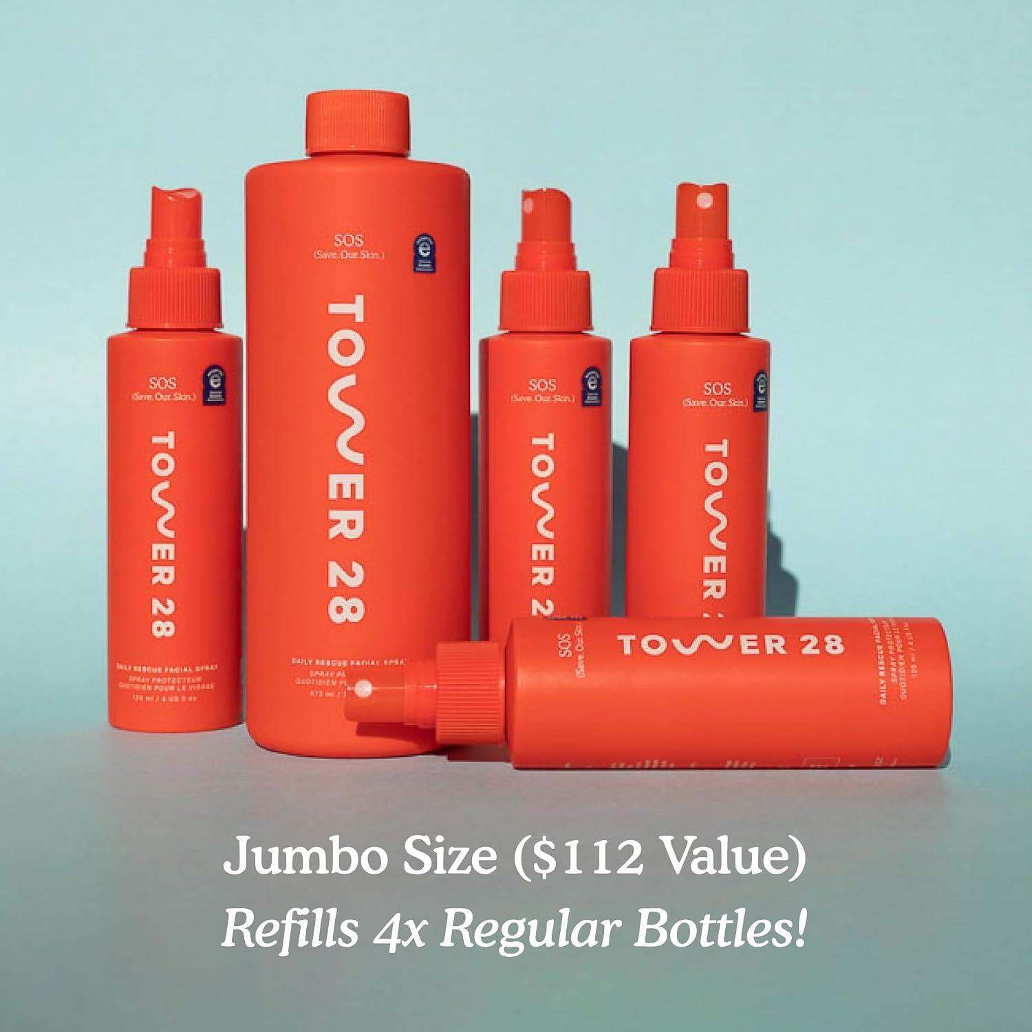 TOWER 28 SOS DAILY RESCUE SPRAY DE ÁCIDO HIPOCLOROSO CALMANTE PARA ROSTRO 16 ONZAS - 5