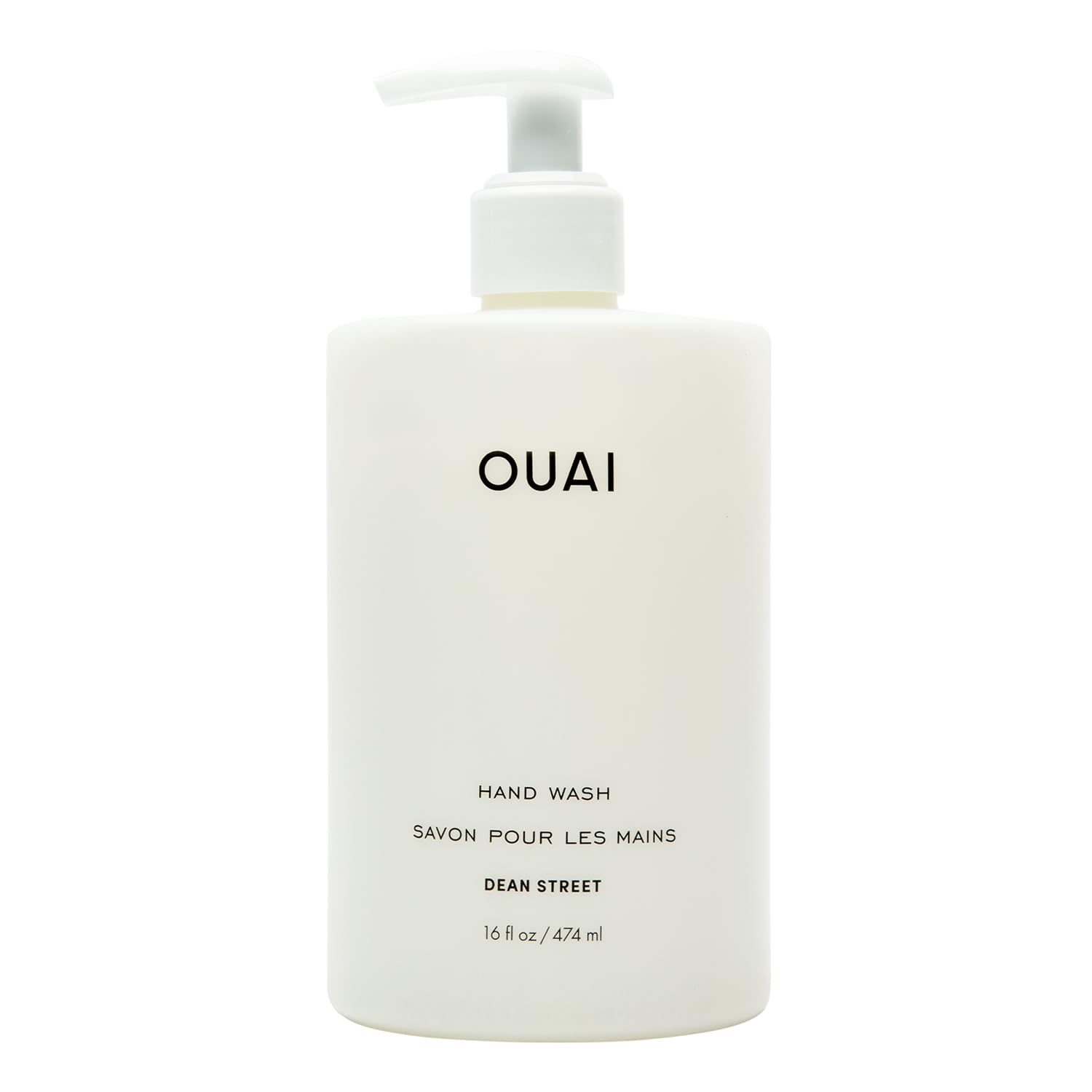 OUAI JABÓN DE MANOS, DEAN STREET - JABÓN LÍQUIDO DE MANOS CON JOJOBA, AGUACATE Y ACEITE DE ROSA MOSQUETA PARA PIEL REPARADA - 1