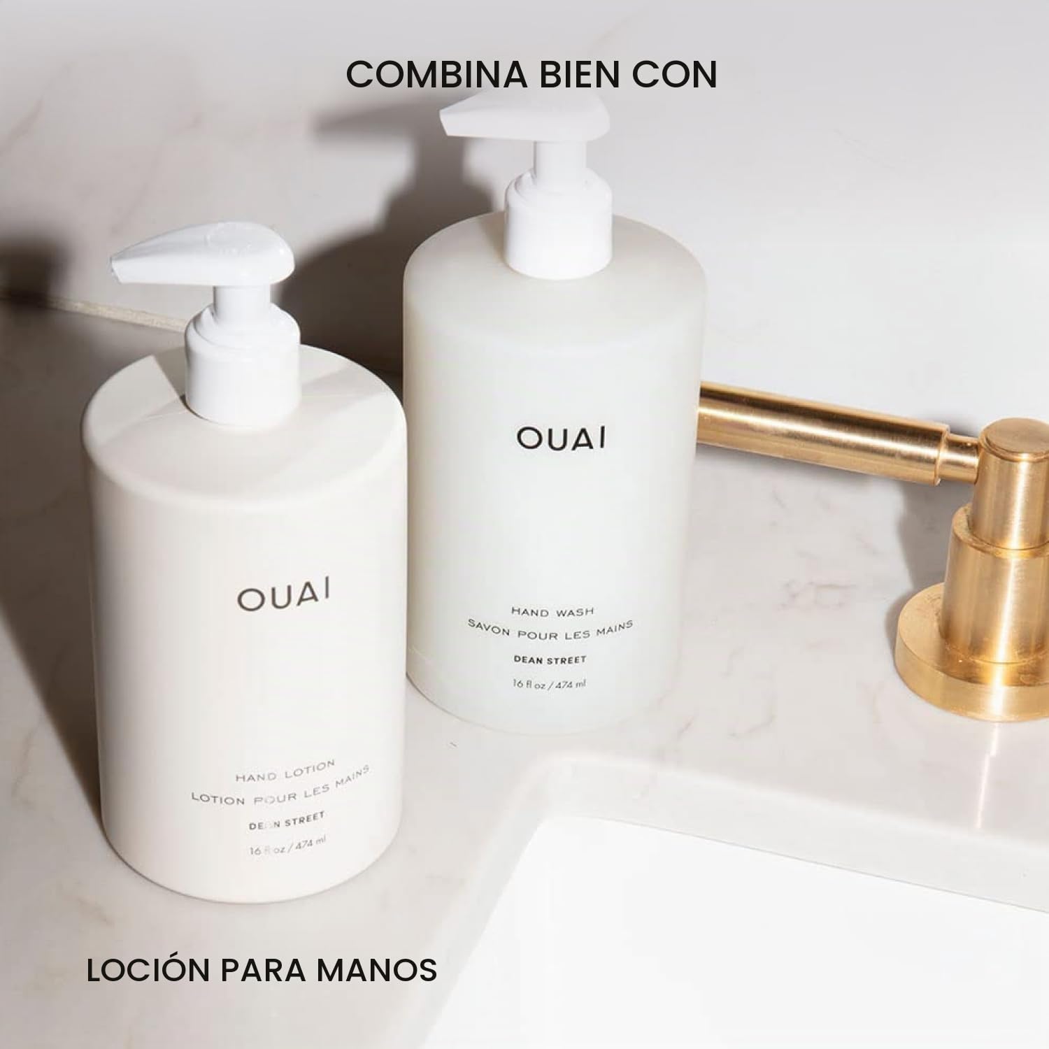 OUAI JABÓN DE MANOS, DEAN STREET - JABÓN LÍQUIDO DE MANOS CON JOJOBA, AGUACATE Y ACEITE DE ROSA MOSQUETA PARA PIEL REPARADA - 7