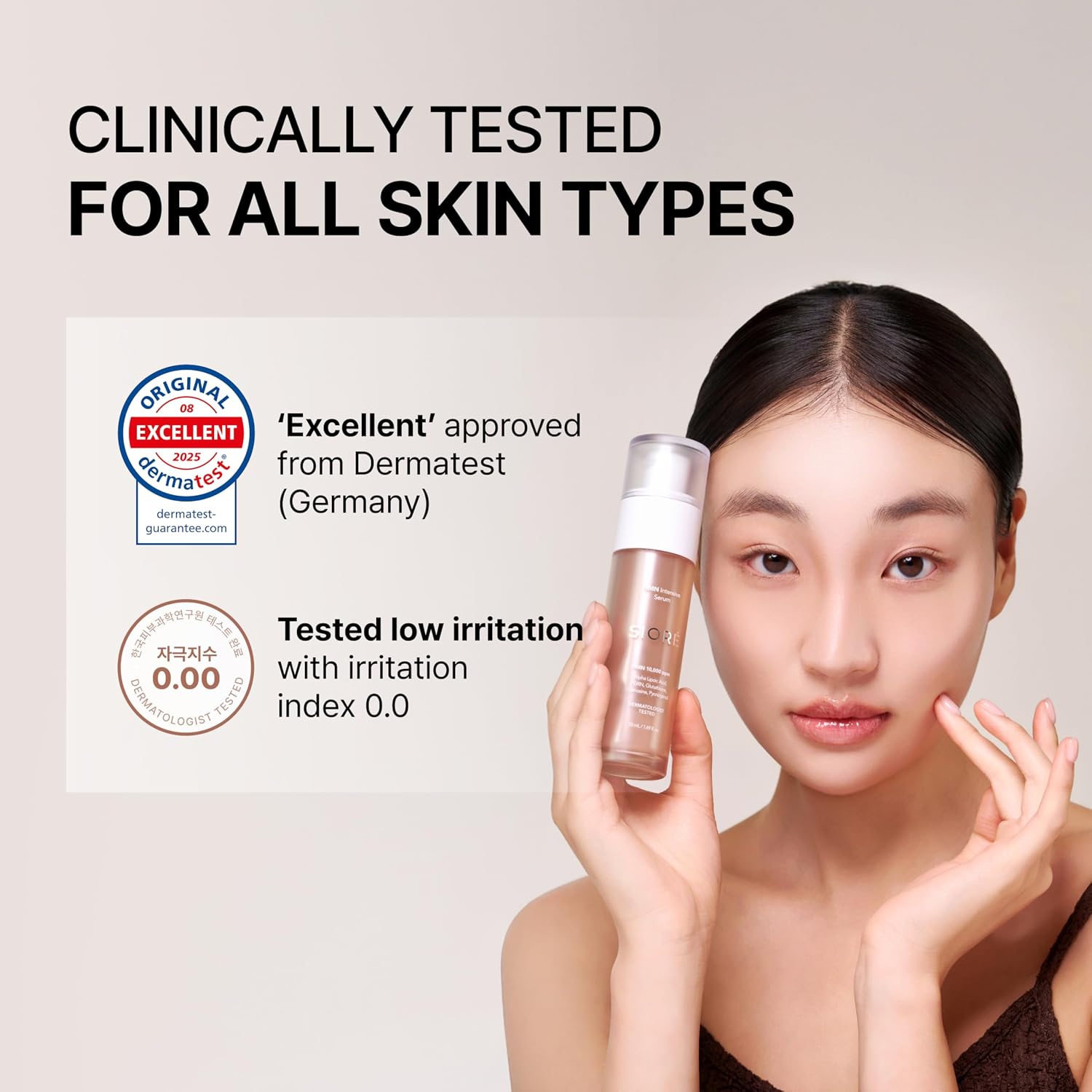 SIORE NMN - SUERO INTENSIVO SUERO FACIAL REGORDETE, REAFIRMANTE Y RESPLANDECIENTE CON 99% DE PUREZA NMN 10,000 PPM, ADN - 7
