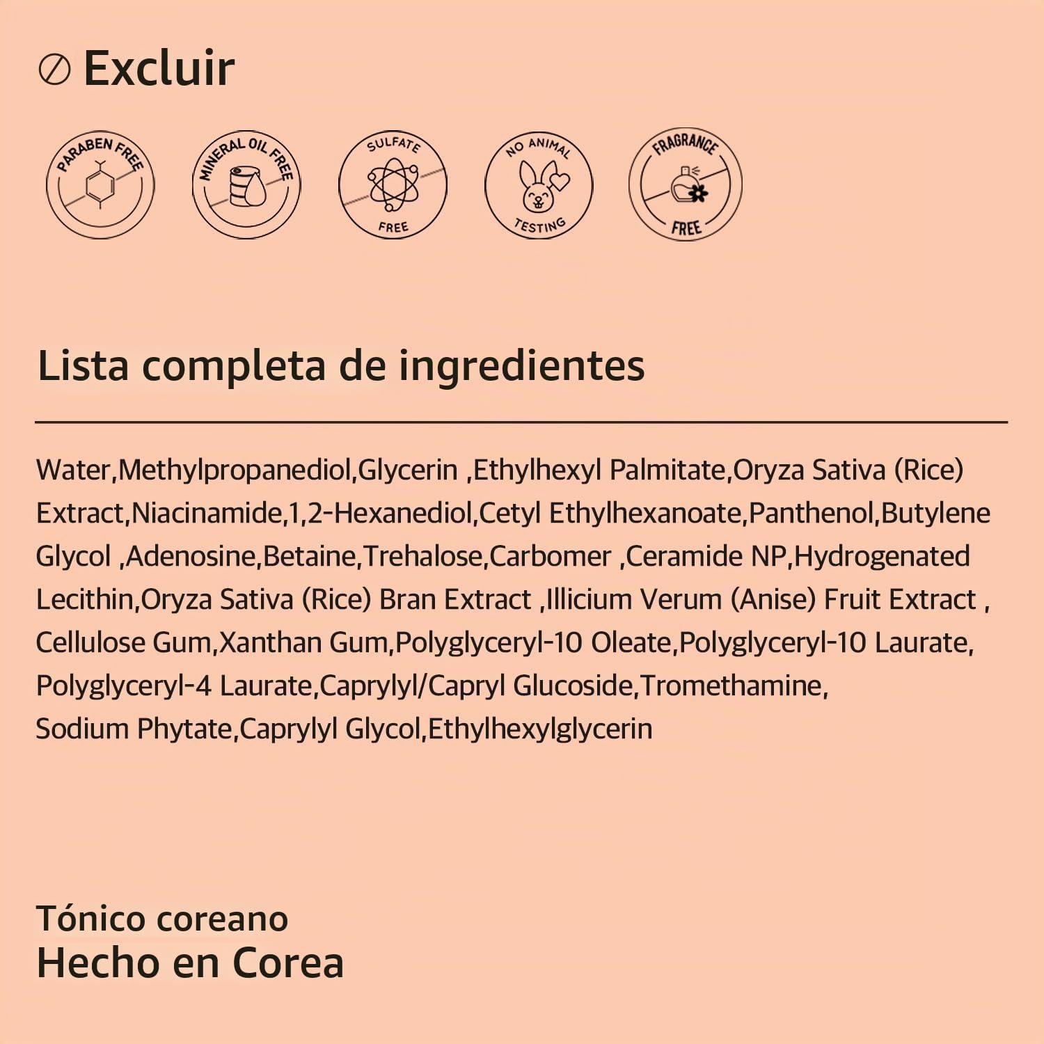 RICE BRILLO GLOW BUBBLE TÓNICO FACIAL 5.07 FL OZ TÓNICO LECHOSO PARA PIELES SENSIBLES Y SECAS, CON NIACINAMIDA Y EXTRACTO - 7