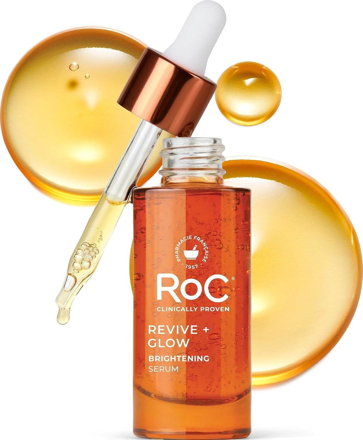ROC MULTI CORREXION REVIVE BRILLO GLOW - SUERO FACIAL CON 10% DE VITAMINA C ACTIVA, TRATAMIENTO DIARIO PARA EL CUIDADO - 1
