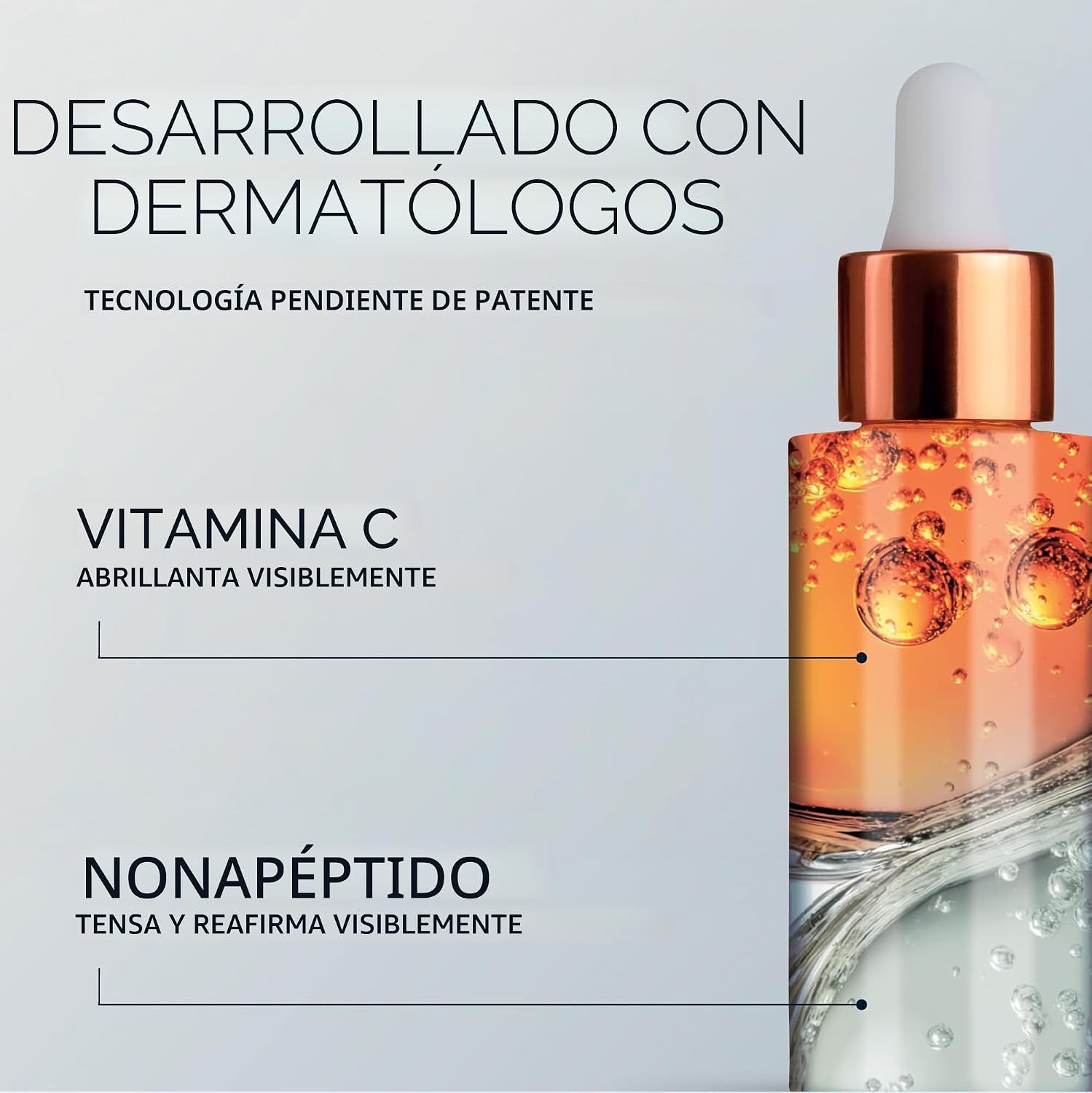ROC MULTI CORREXION REVIVE BRILLO GLOW - SUERO FACIAL CON 10% DE VITAMINA C ACTIVA, TRATAMIENTO DIARIO PARA EL CUIDADO - 6