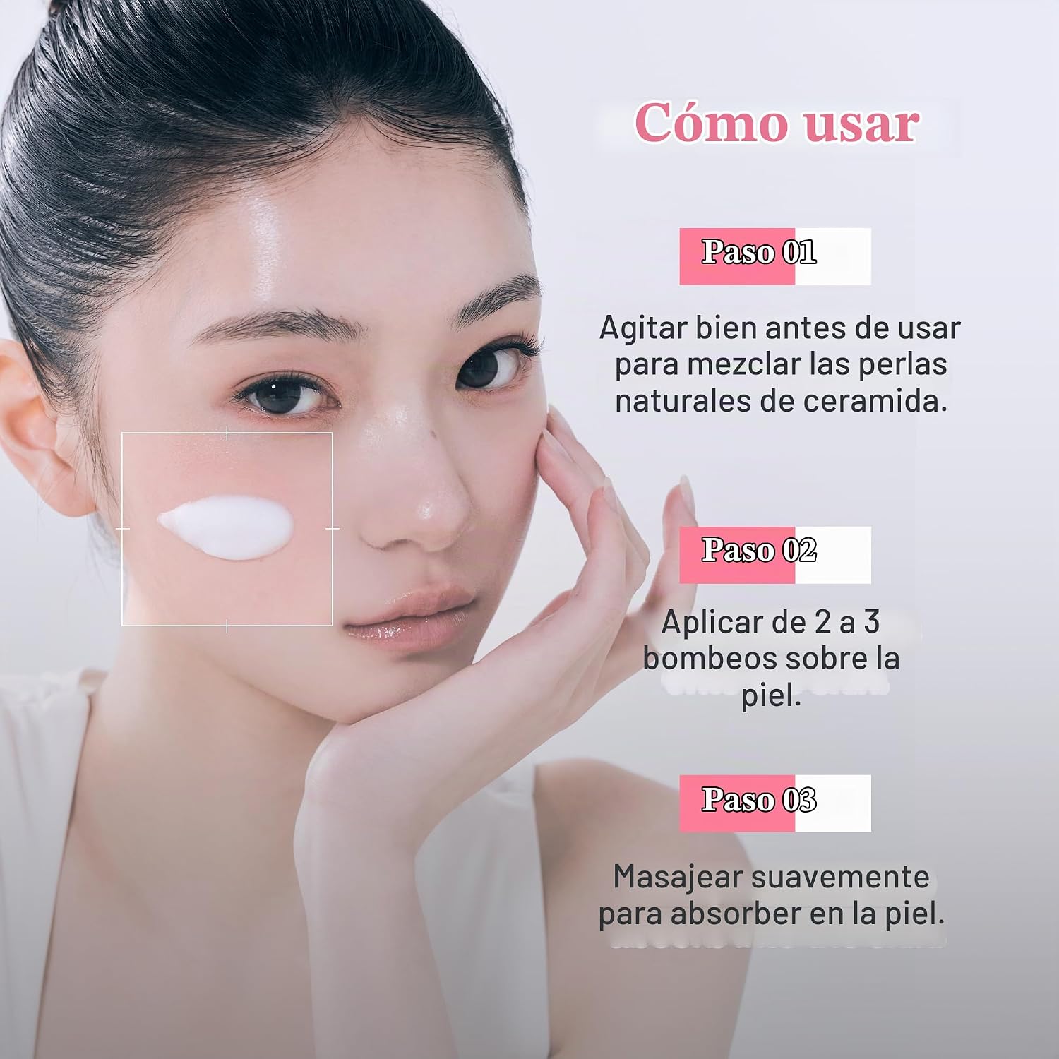 PINK VITAMIN PDRN BUBBLE SÉRUM FACIAL CONCENTRADO, BARRERA CUTÁNEA E HIDRATACIÓN, CICA, 3.04 FL OZ - 7