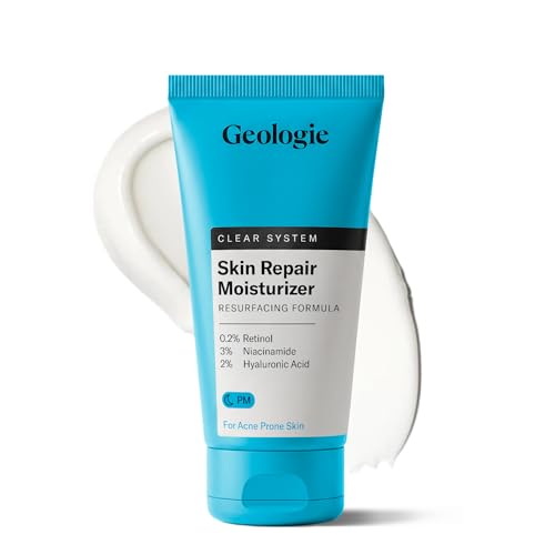 GEOLOGIE CREMA FACIAL HIDRATANTE REPARADORA DE LA PIEL FÓRMULA RENOVADORA DE RETINOL CLEAR SYSTEM PARA PIEL PROPENSA - 4