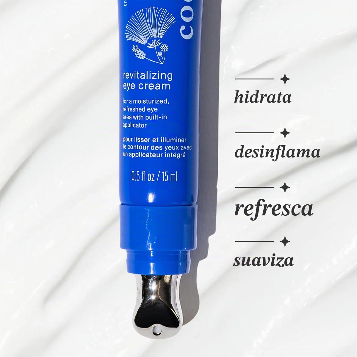 COCOKIND CREMA REVITALIZANTE PARA OJOS, DESINFLA Y REDUCE LAS LÍNEAS FINAS Y LAS ARRUGAS, CREMA PARA UN ÁREA DE OJOS MÁS - 6