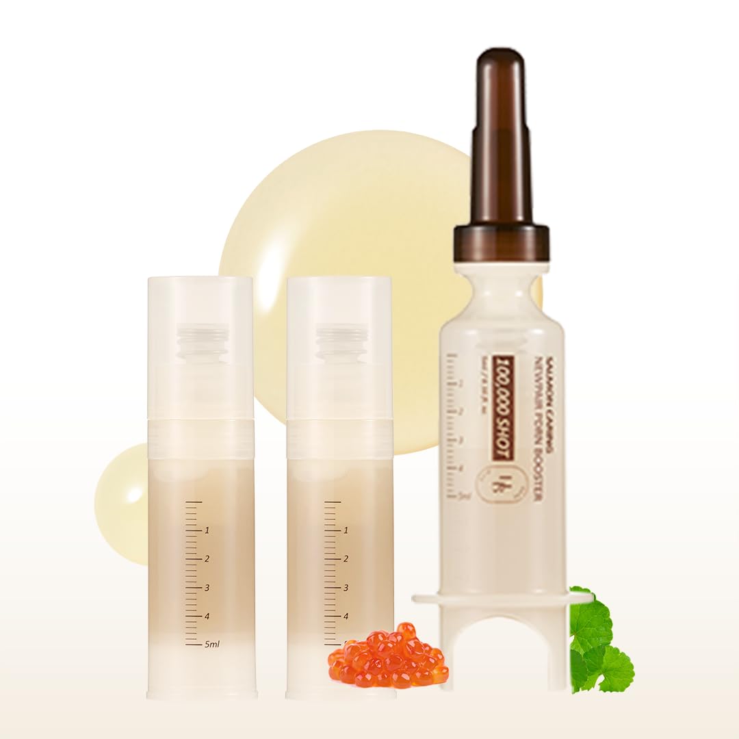 HEVEBLUE SALMON CARING CENTELLA NEW PAIR PDRN BOOSTER 100,000 SHOT ESENCIA FACIAL 2EA - SALMON PDRN, RESTAURA Y REJUVENECE, - 1