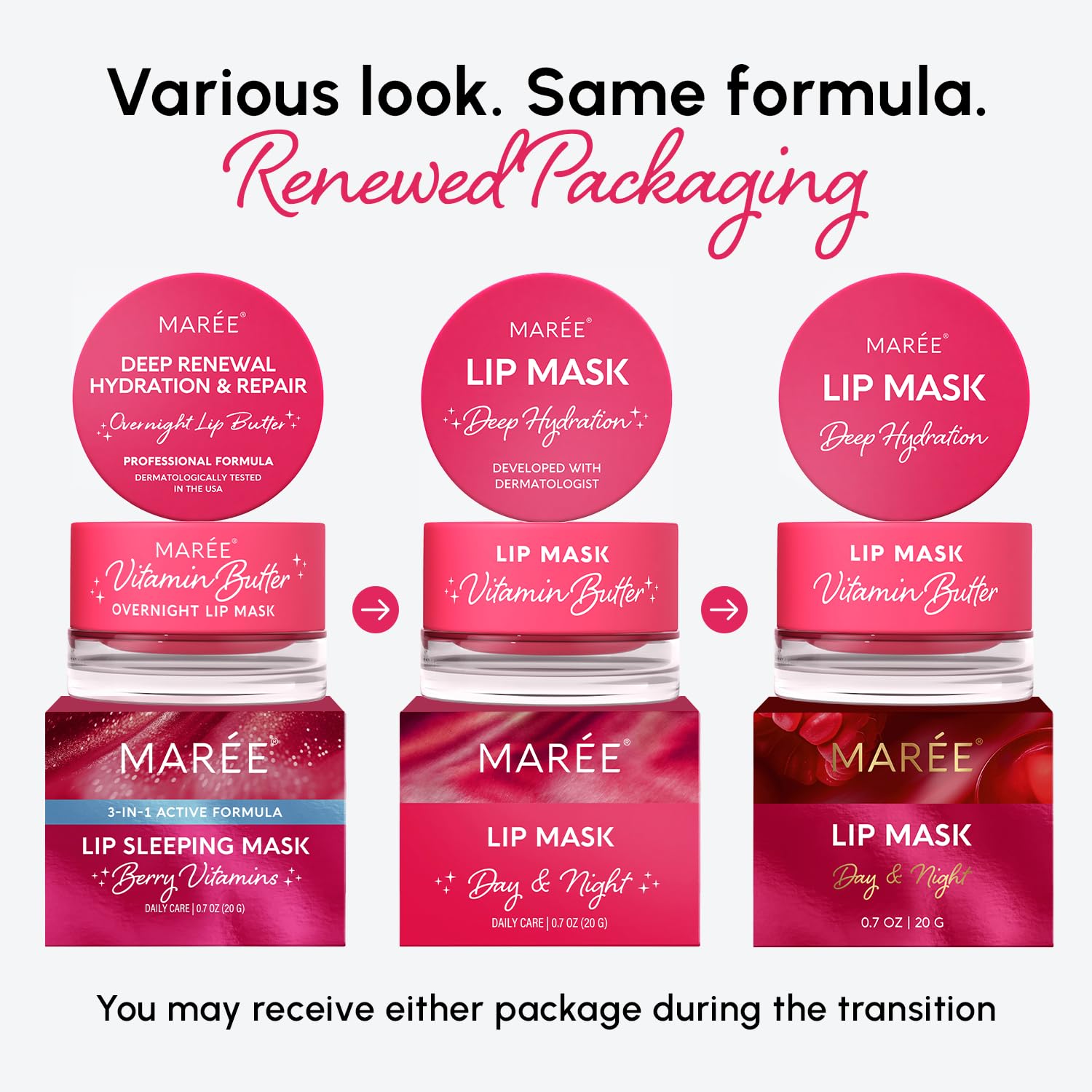 MAREE MASCARILLA LABIAL NOCTURNA - HIDRATANTE LABIAL PARA LABIOS MUY SECOS - BÁLSAMO DE MANTEQUILLA LABIAL HIDRATANTE - 2