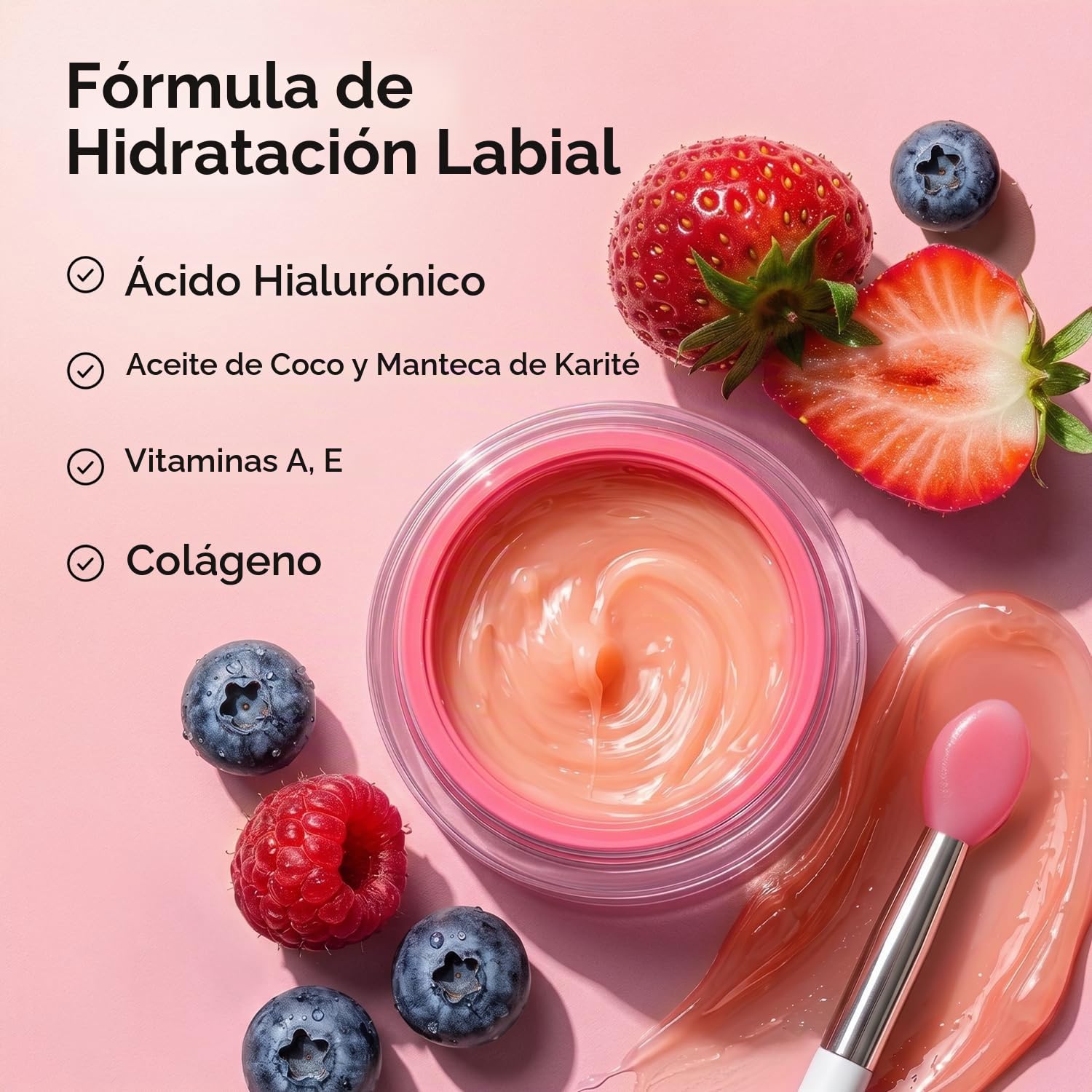 MAREE MASCARILLA LABIAL NOCTURNA - HIDRATANTE LABIAL PARA LABIOS MUY SECOS - BÁLSAMO DE MANTEQUILLA LABIAL HIDRATANTE - 4