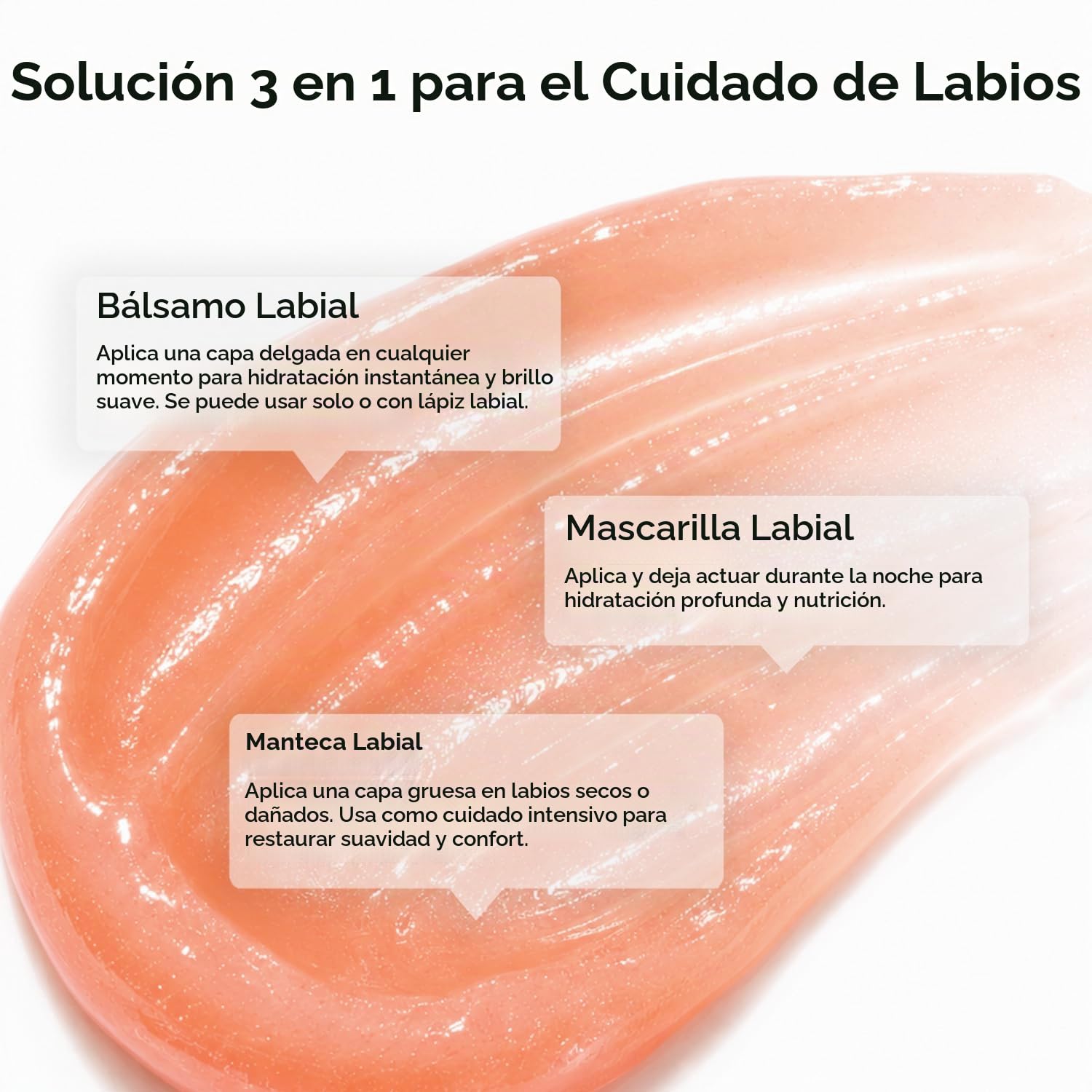 MAREE MASCARILLA LABIAL NOCTURNA - HIDRATANTE LABIAL PARA LABIOS MUY SECOS - BÁLSAMO DE MANTEQUILLA LABIAL HIDRATANTE - 7