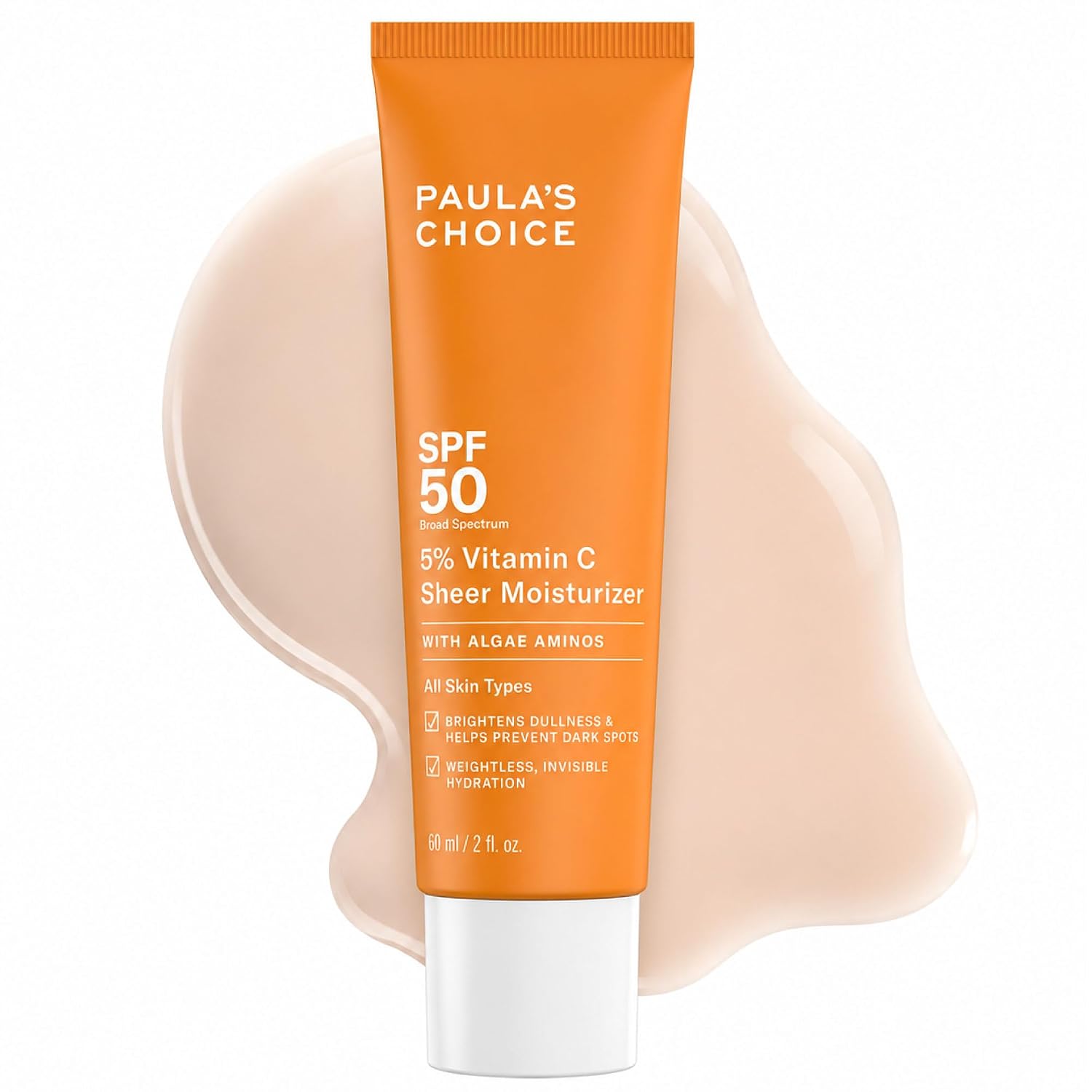 PAULA S CHOICE PROTECTOR SOLAR FACIAL TRANSPARENTE CON 5% VITAMINA C SPF 50 - 1