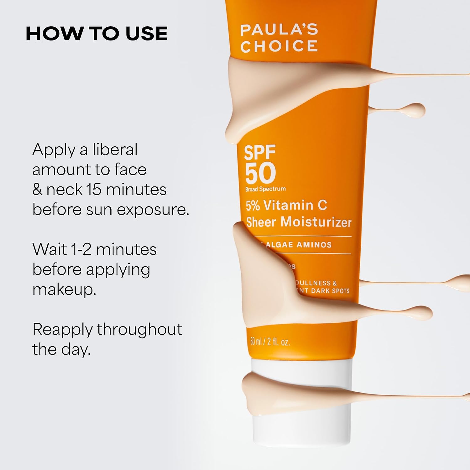 PAULA S CHOICE PROTECTOR SOLAR FACIAL TRANSPARENTE CON 5% VITAMINA C SPF 50 - 6