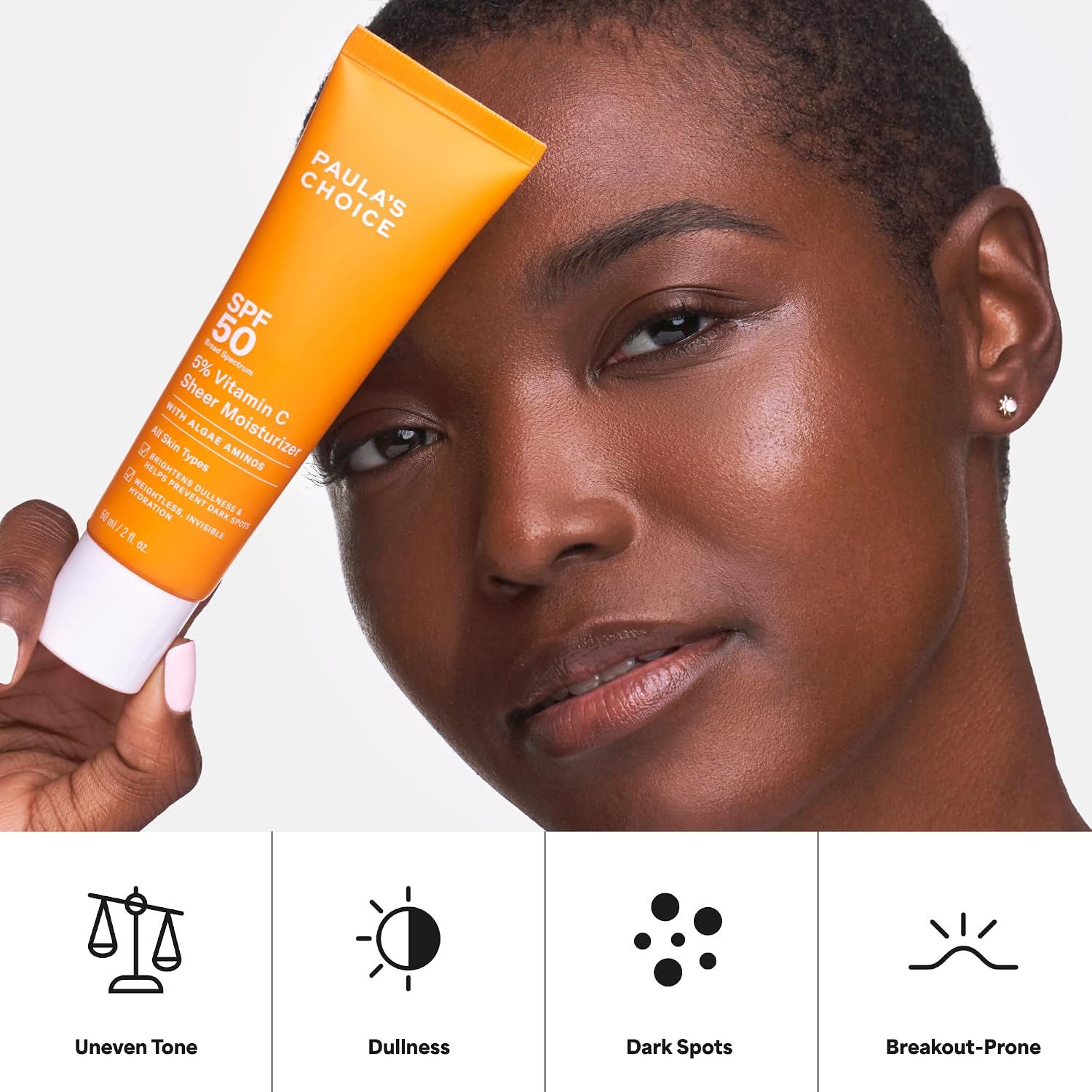 PAULA S CHOICE PROTECTOR SOLAR FACIAL TRANSPARENTE CON 5% VITAMINA C SPF 50 - 7